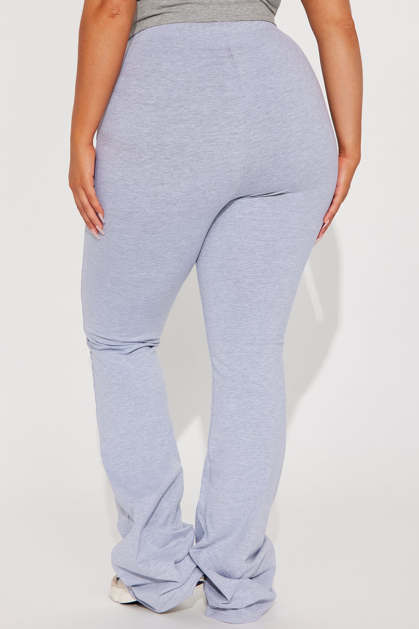 Tall Adriana Flare Pant - Heather Grey