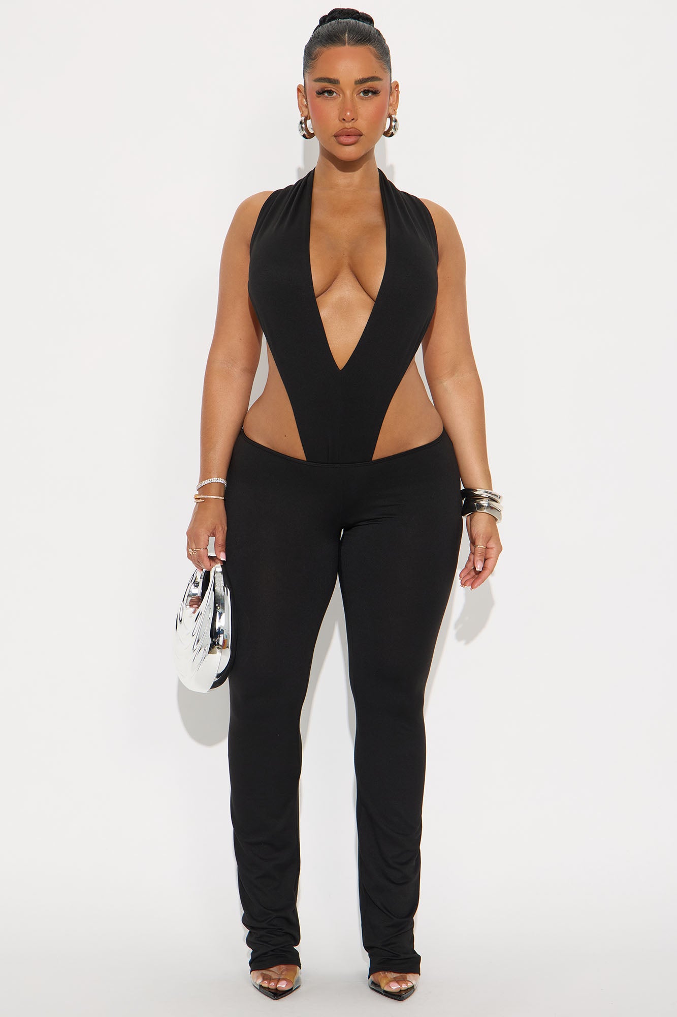 Dulce Double Lined Pant Set - Black