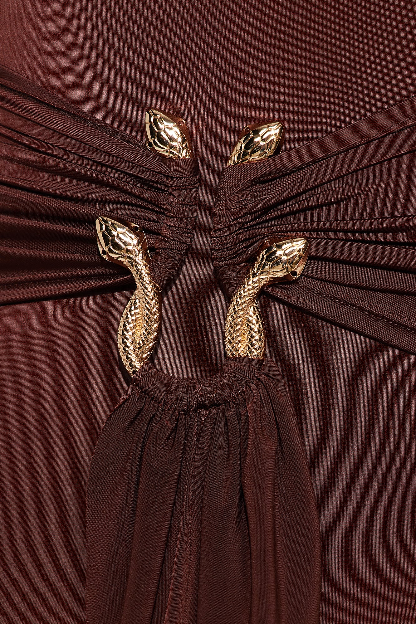 In The Moment Sleeveless Mini Dress - Chocolate