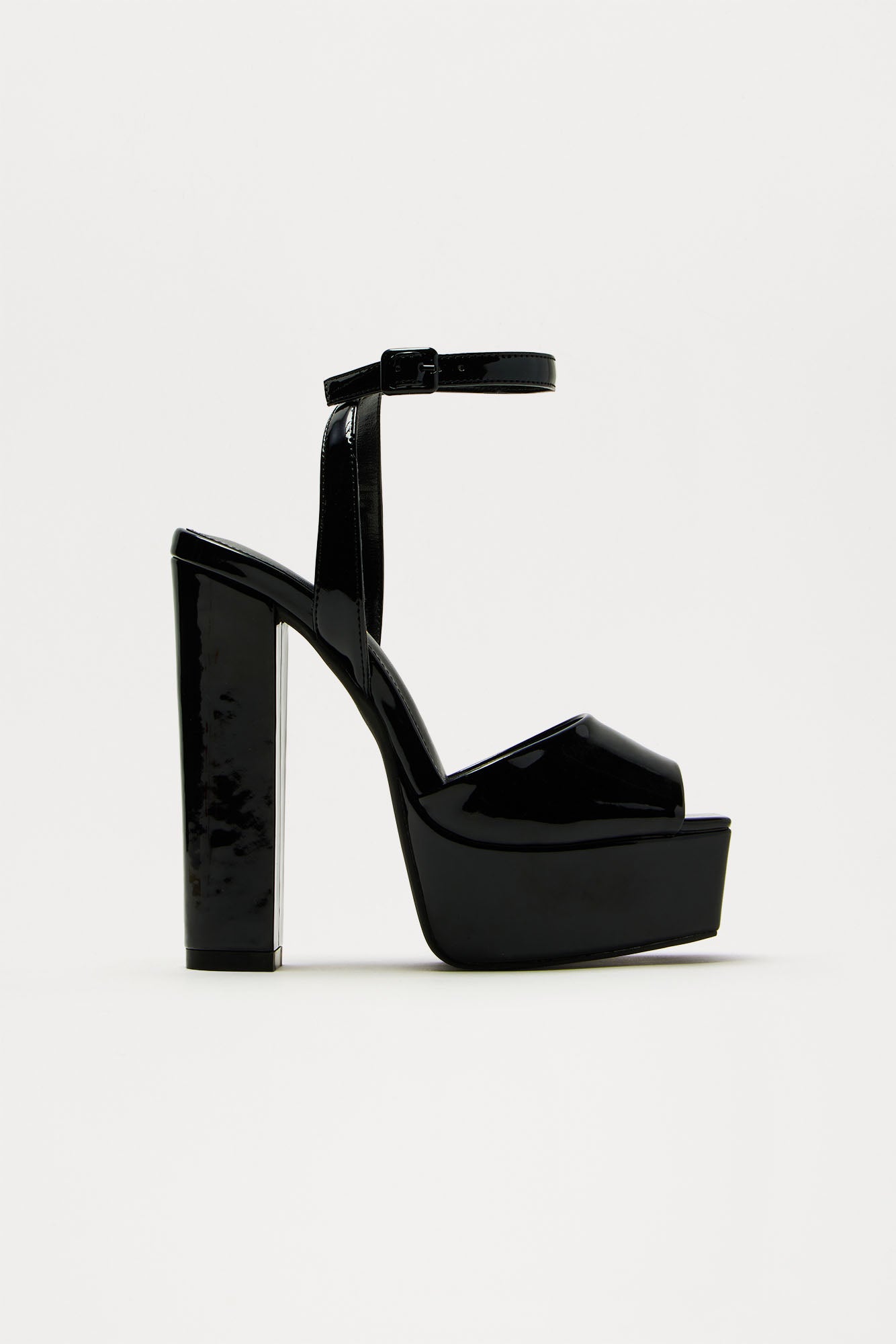Catalina Platform Block Heels - Black