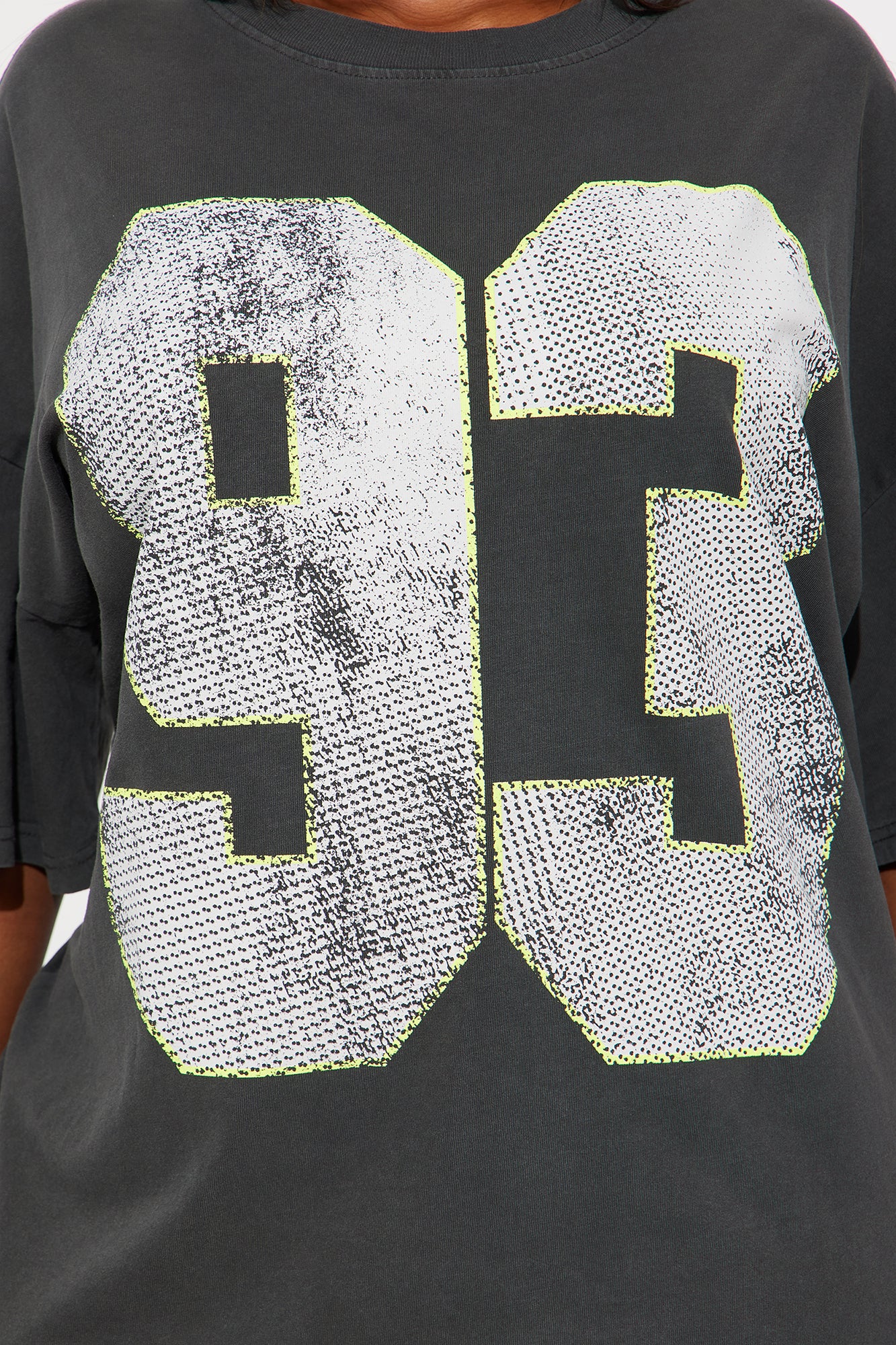 The Big 93 Washed Tee - Black Wash
