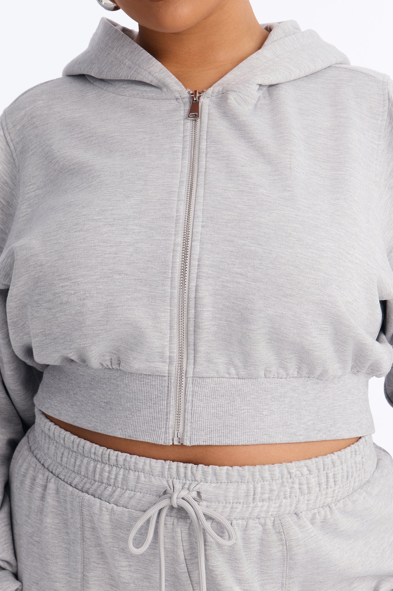 Savannah Fleece Pant Set - Heather Grey