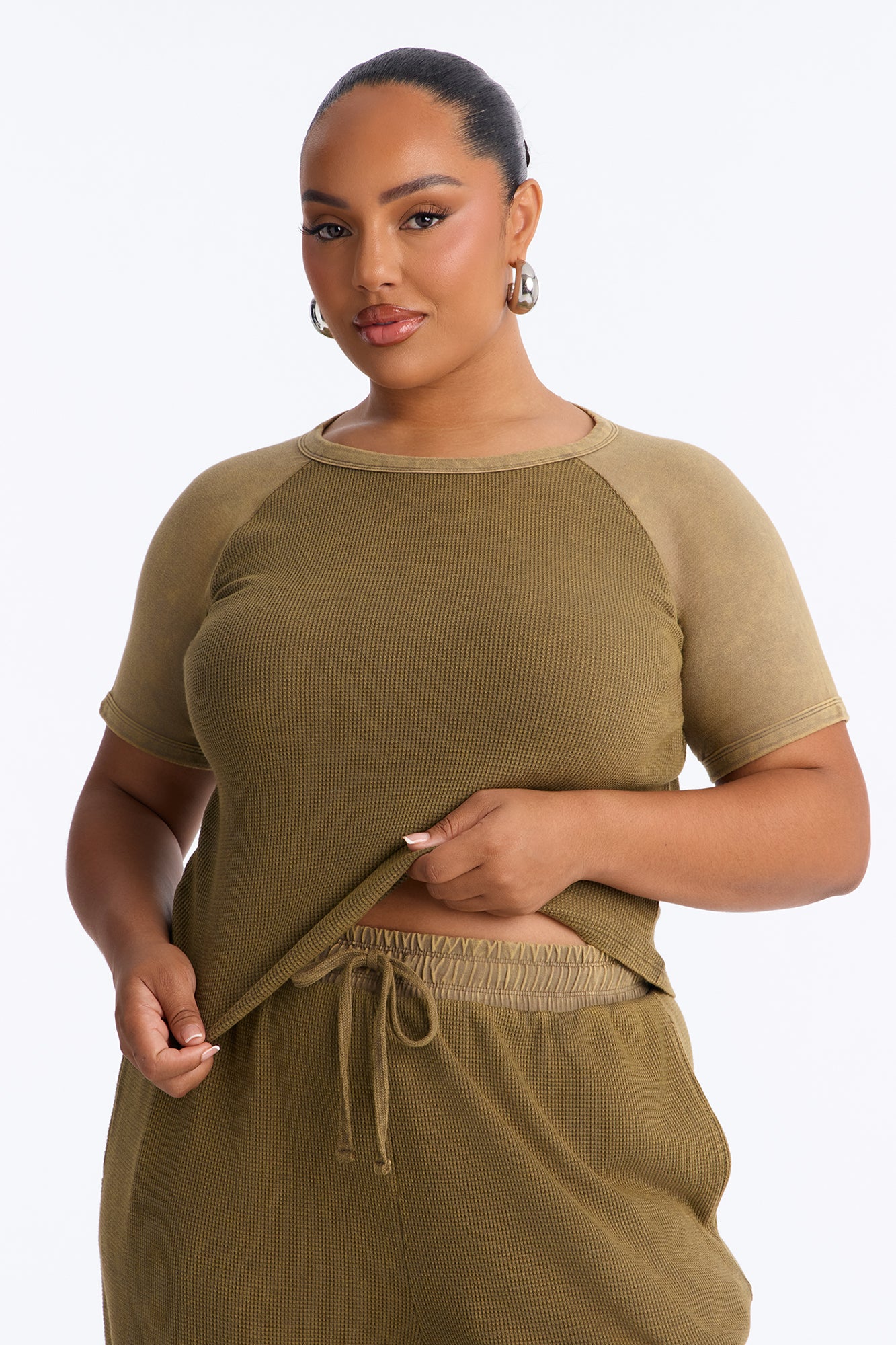 My Calm State Thermal Pant Set - Olive