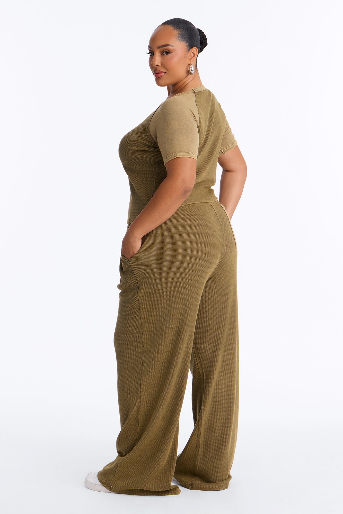 My Calm State Thermal Pant Set - Olive