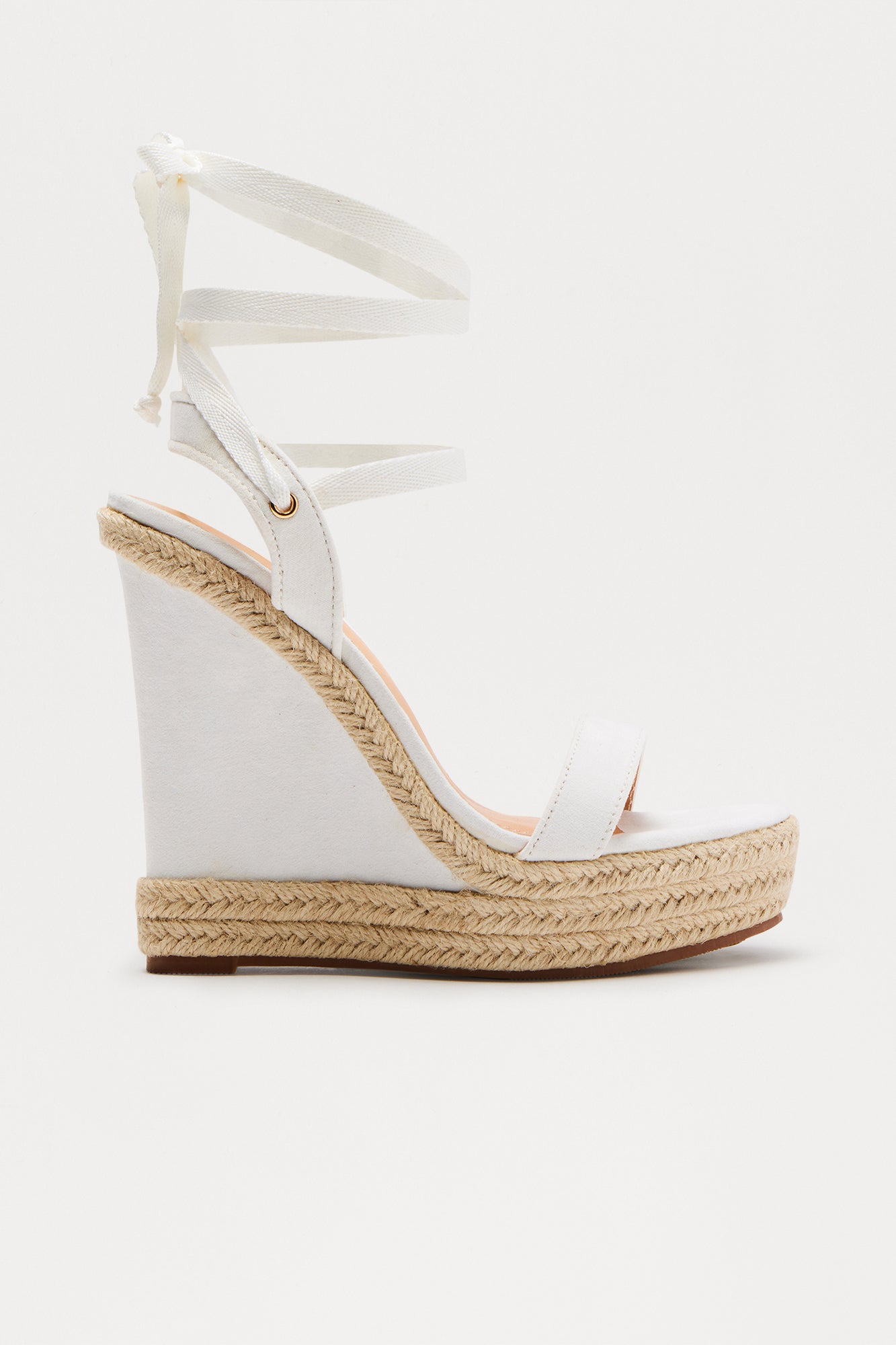 Get On My Level Wedges - White