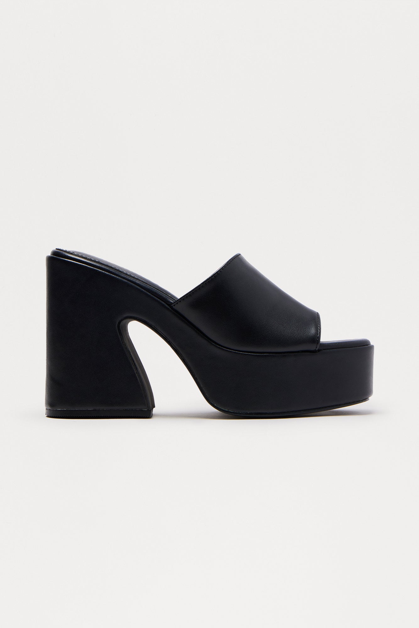 Jensen Platform Mules - Black