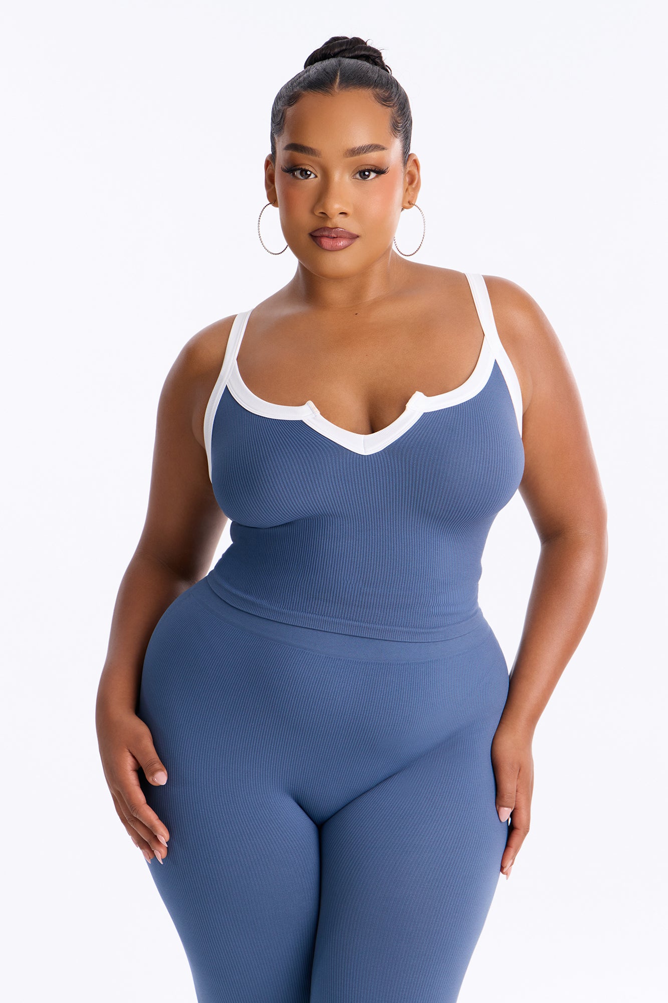 Move In Style Seamless Legging Set - Indigo
