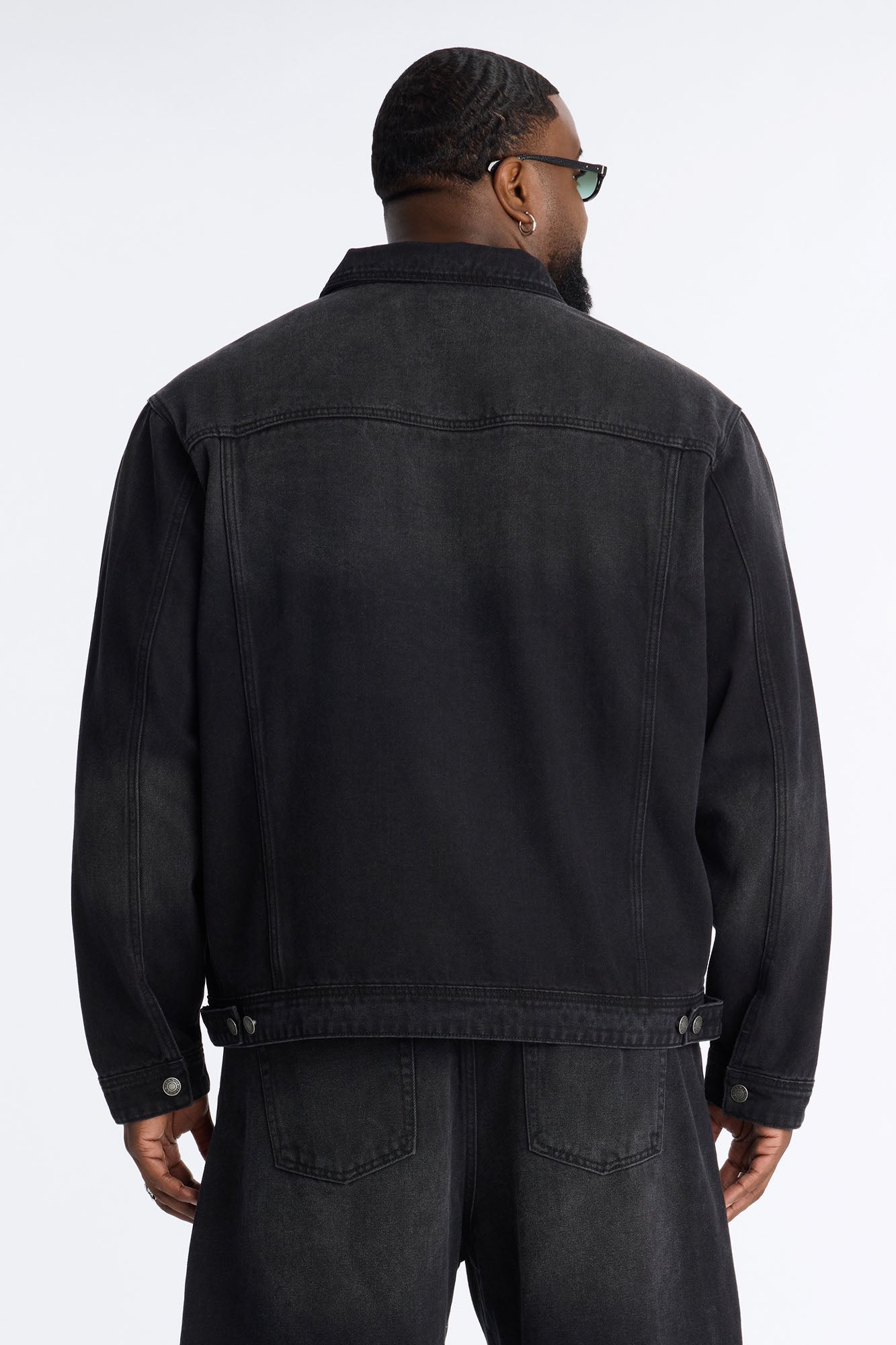 Essential Denim Trucker Jacket - Black Wash