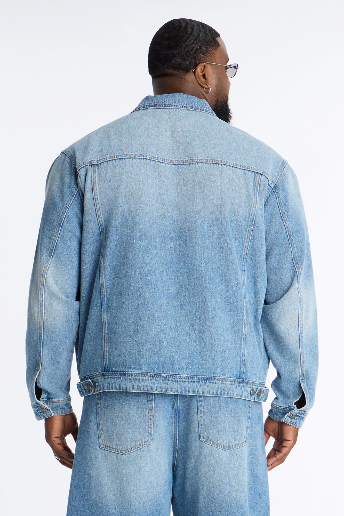 Essential Denim Trucker Jacket - Medium Blue Wash