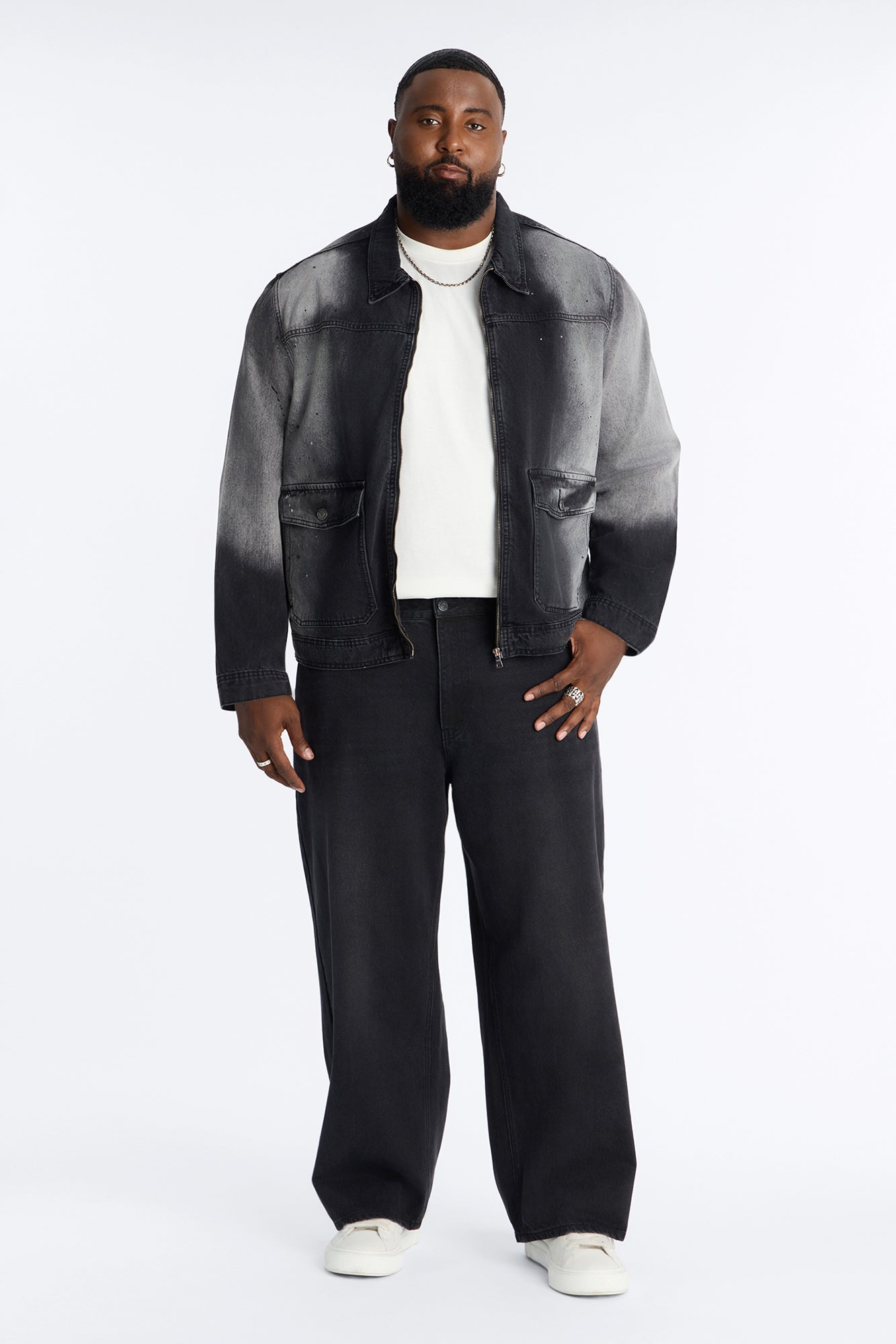 Baldwin Baggy Jeans - Black Wash