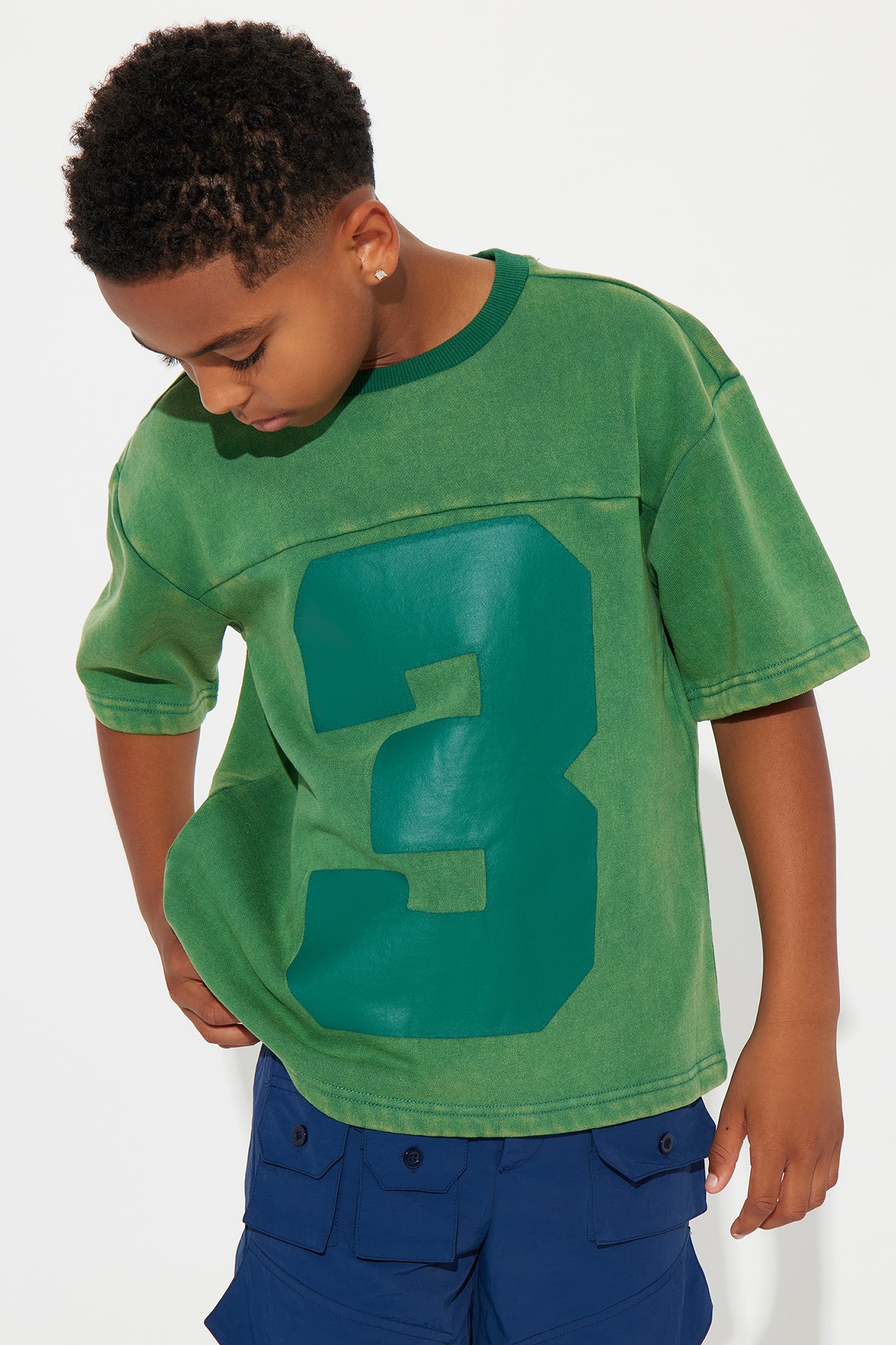 Mini Kyle Oversized Tee - Green