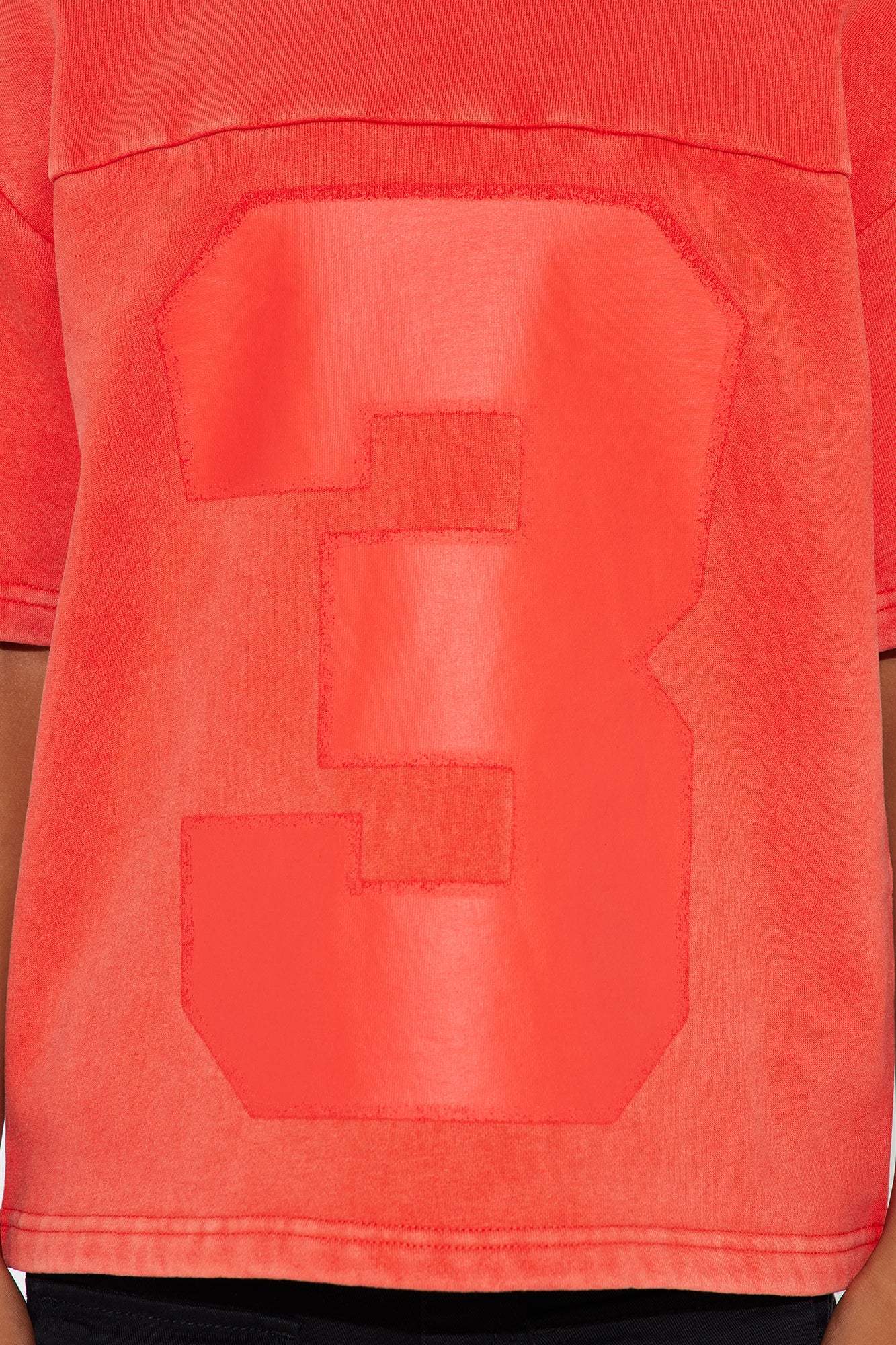 Mini Kyle Oversized Tee - Red