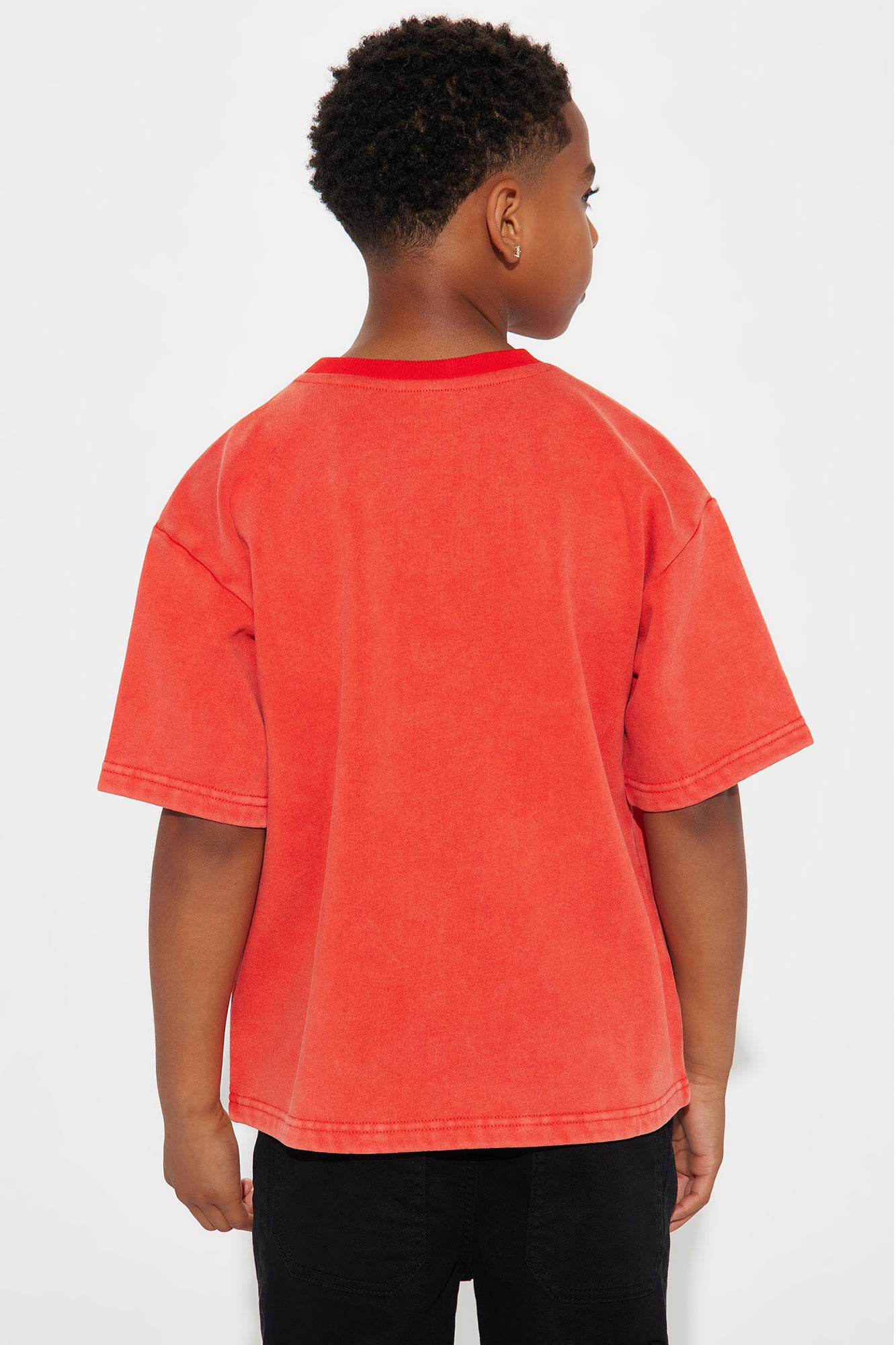 Mini Kyle Oversized Tee - Red