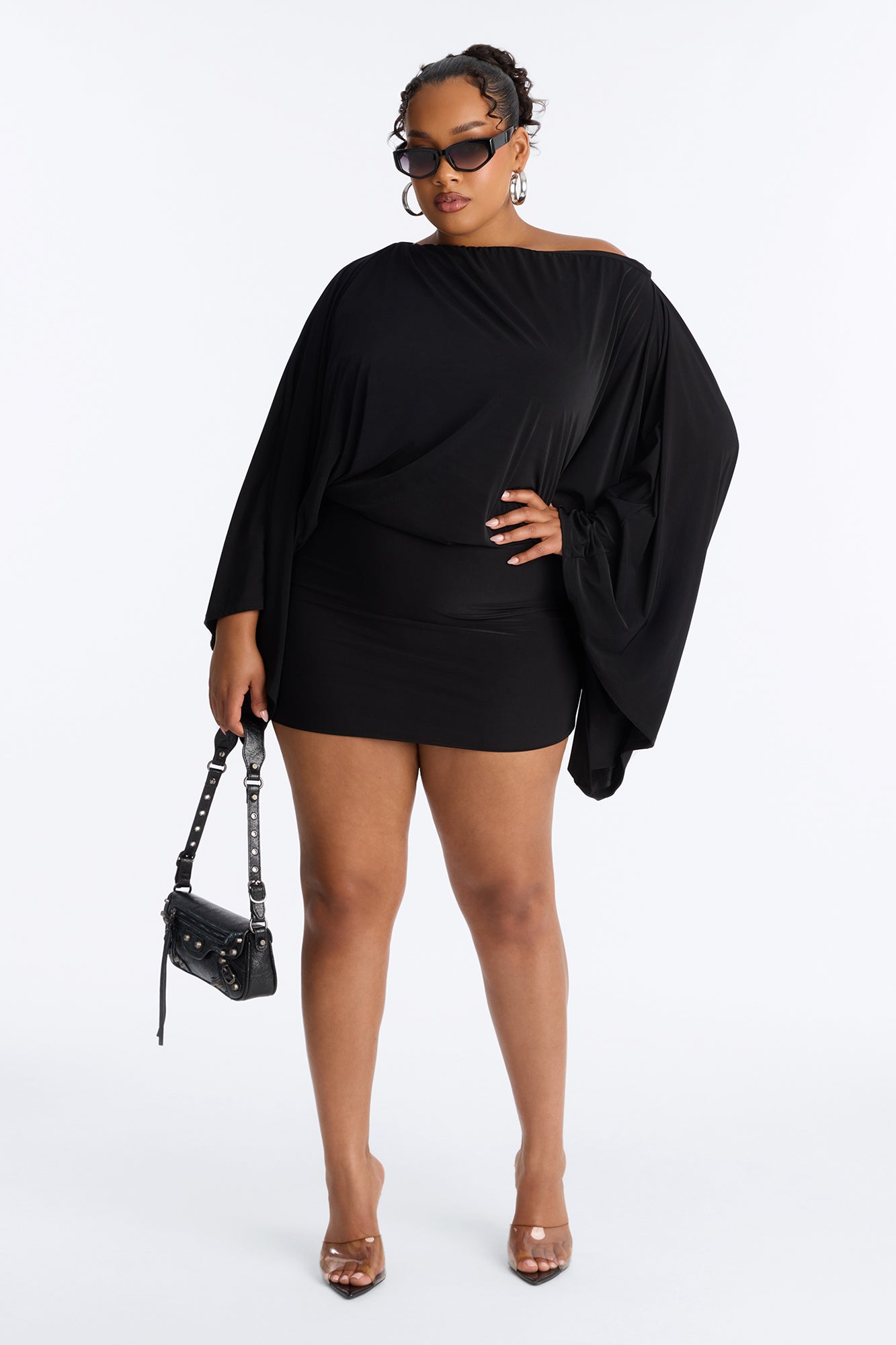 Oh The Drama Skirt Set - Black