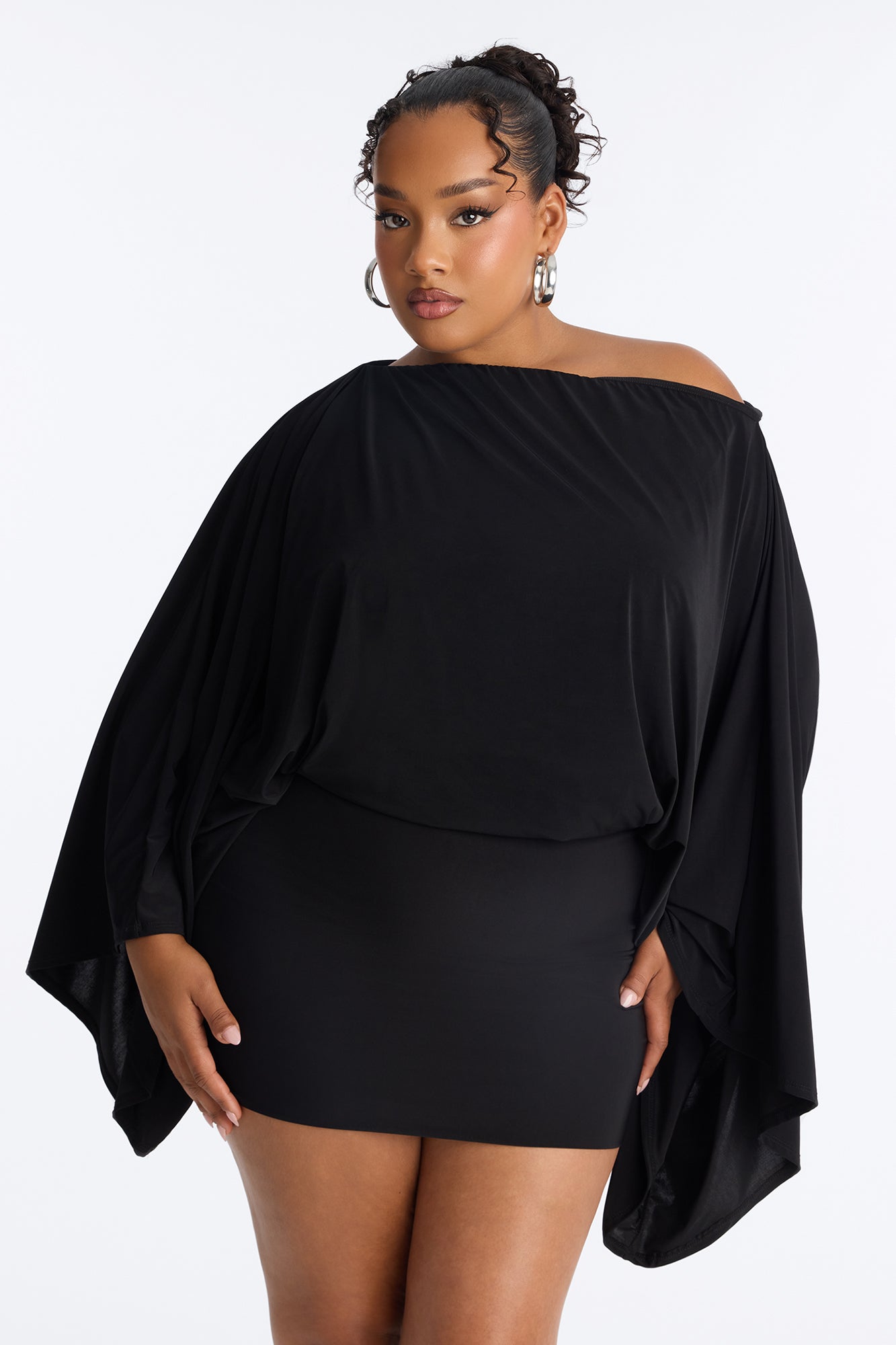 Oh The Drama Skirt Set - Black