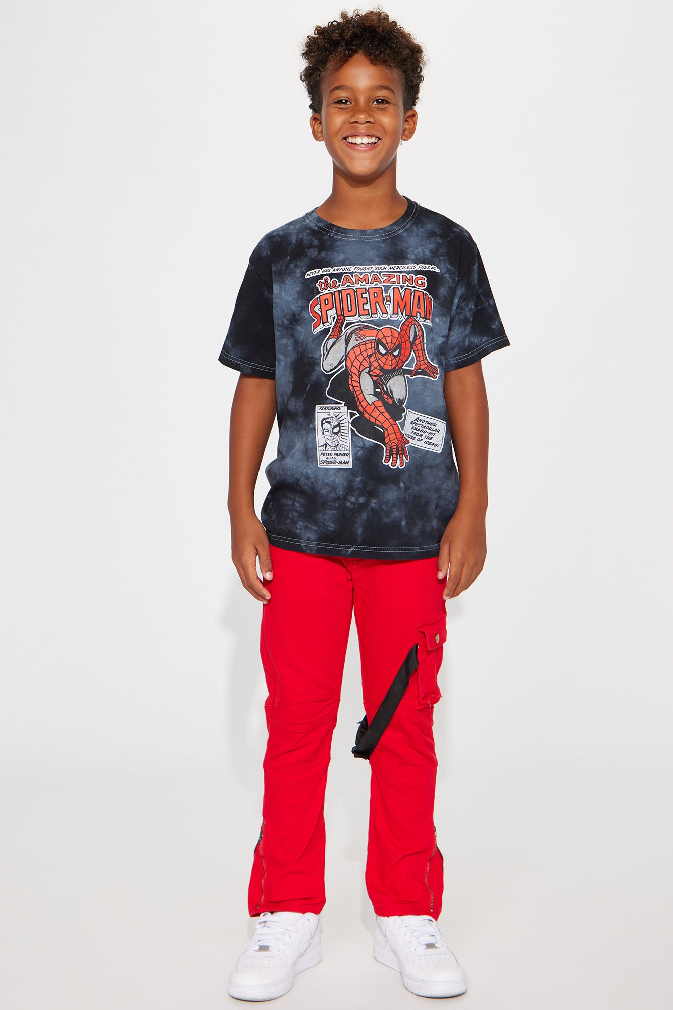 Mini Merciless Spider Man Short Sleeve Tee - Black