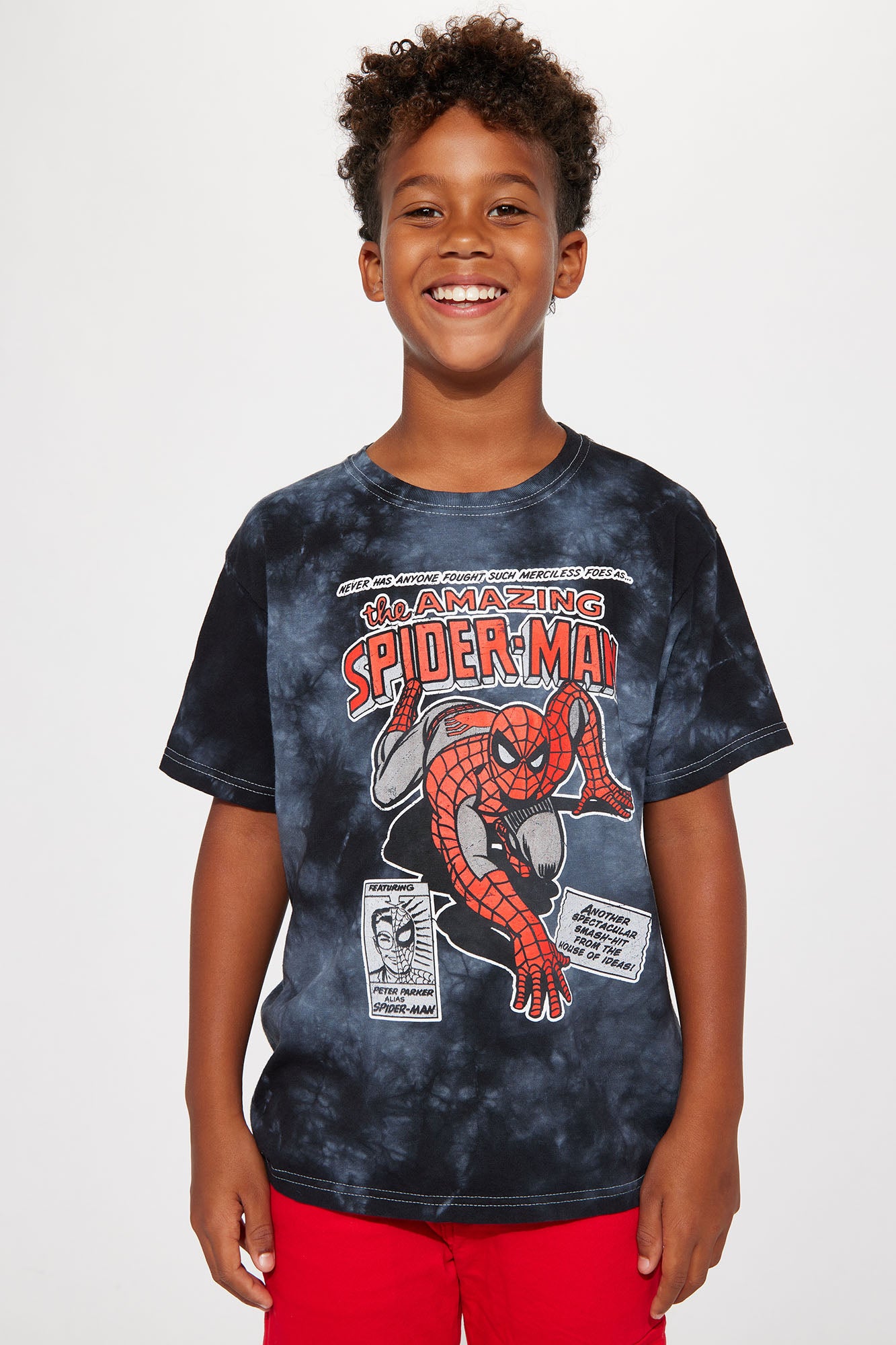 Mini Merciless Spider Man Short Sleeve Tee - Black