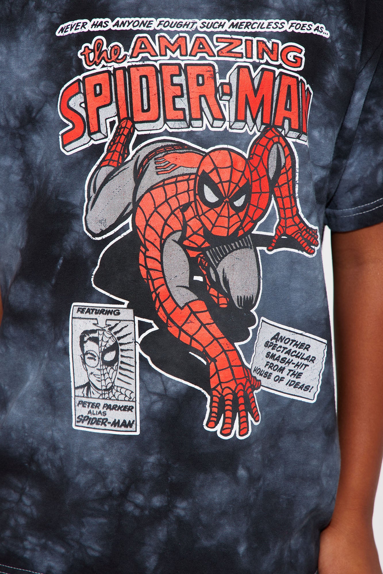 Mini Merciless Spider Man Short Sleeve Tee - Black