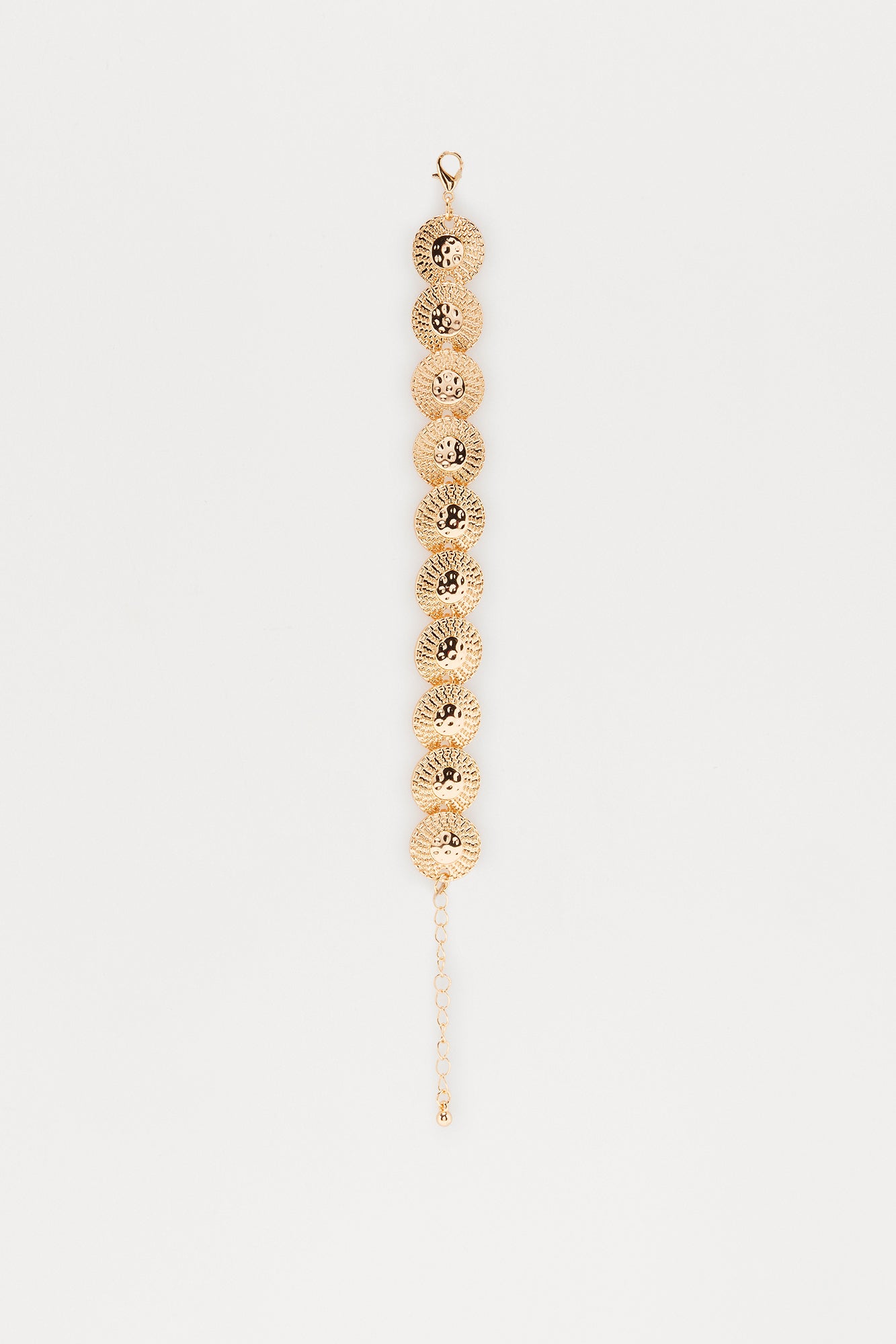 Lola Beaded Hardware 4 Piece Bracelet Set - Gold