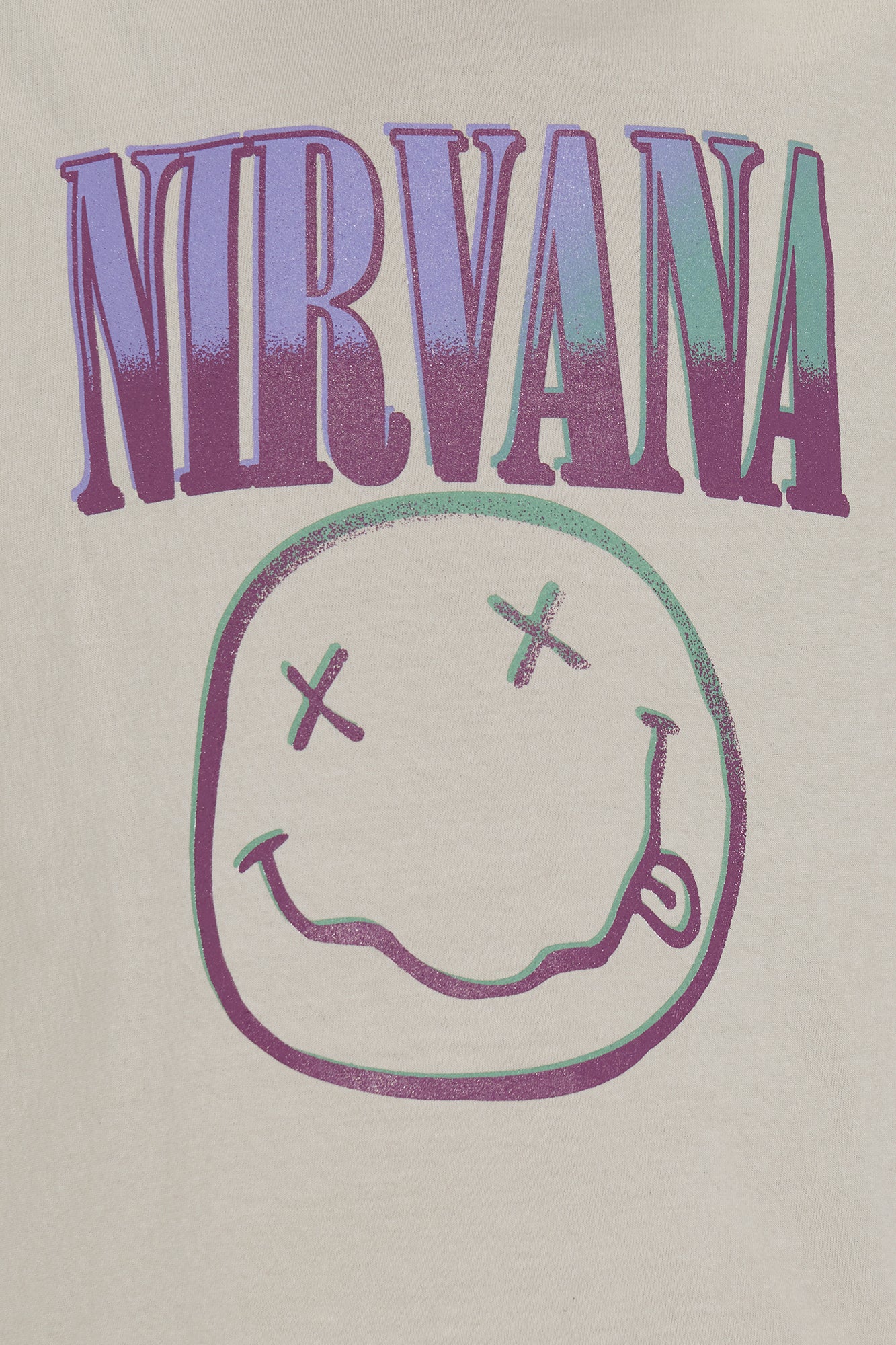 Mini Nirvana Graphic Tee - Taupe/combo
