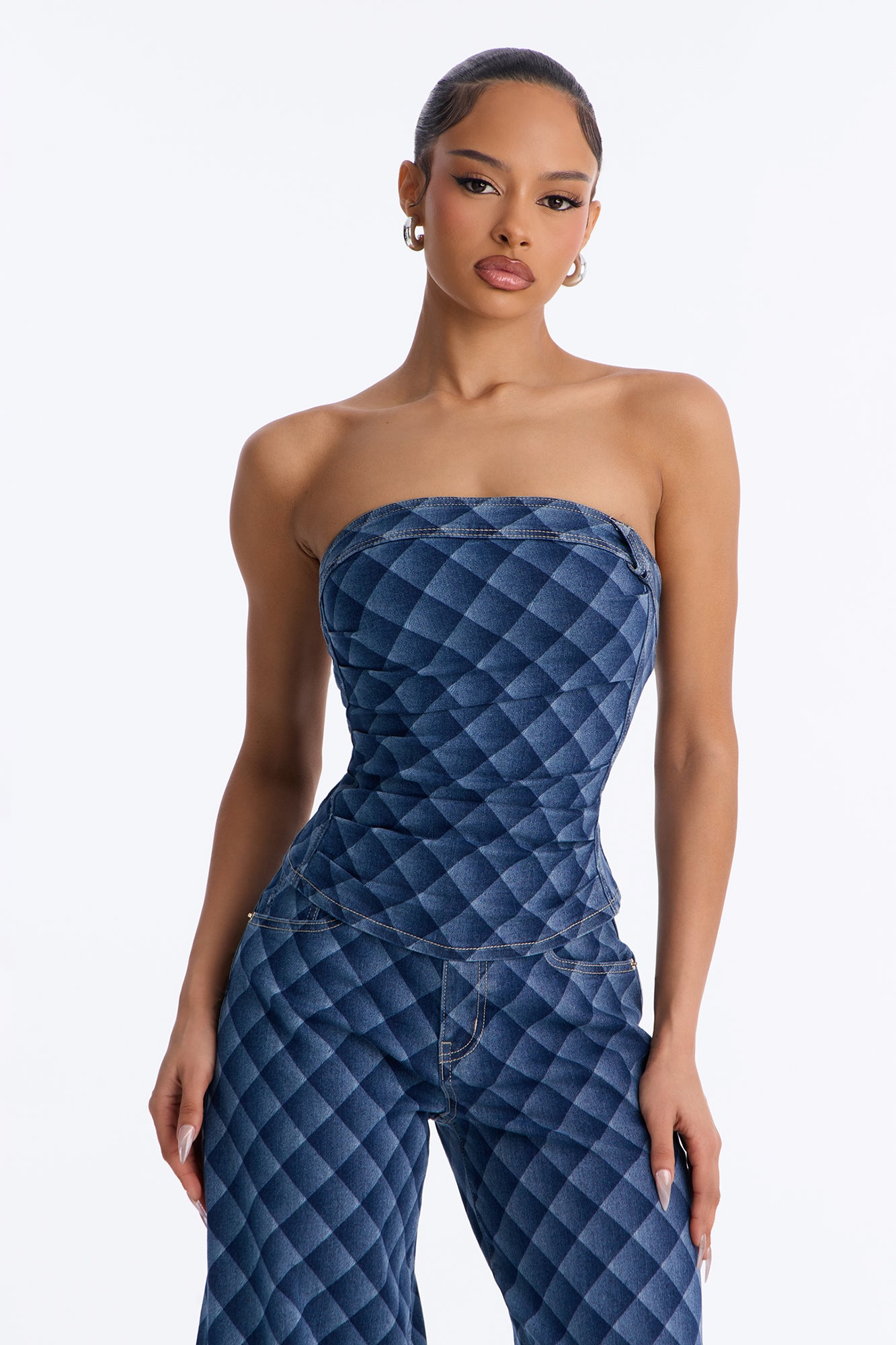 Denim Daydreams Pant Set - Dark Denim