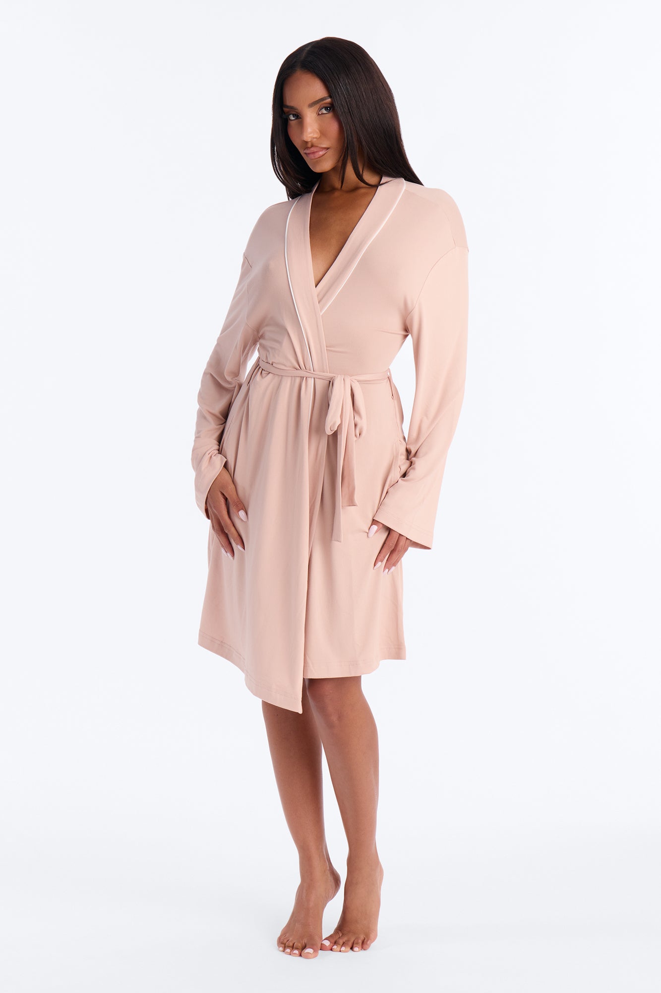 In the Morning PJ Robe - Mocha