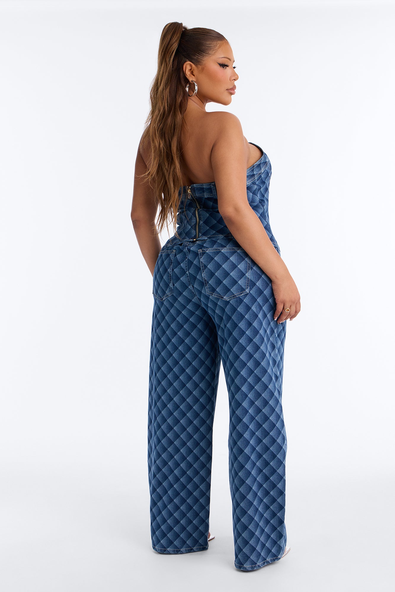 Denim Daydreams Pant Set - Dark Denim