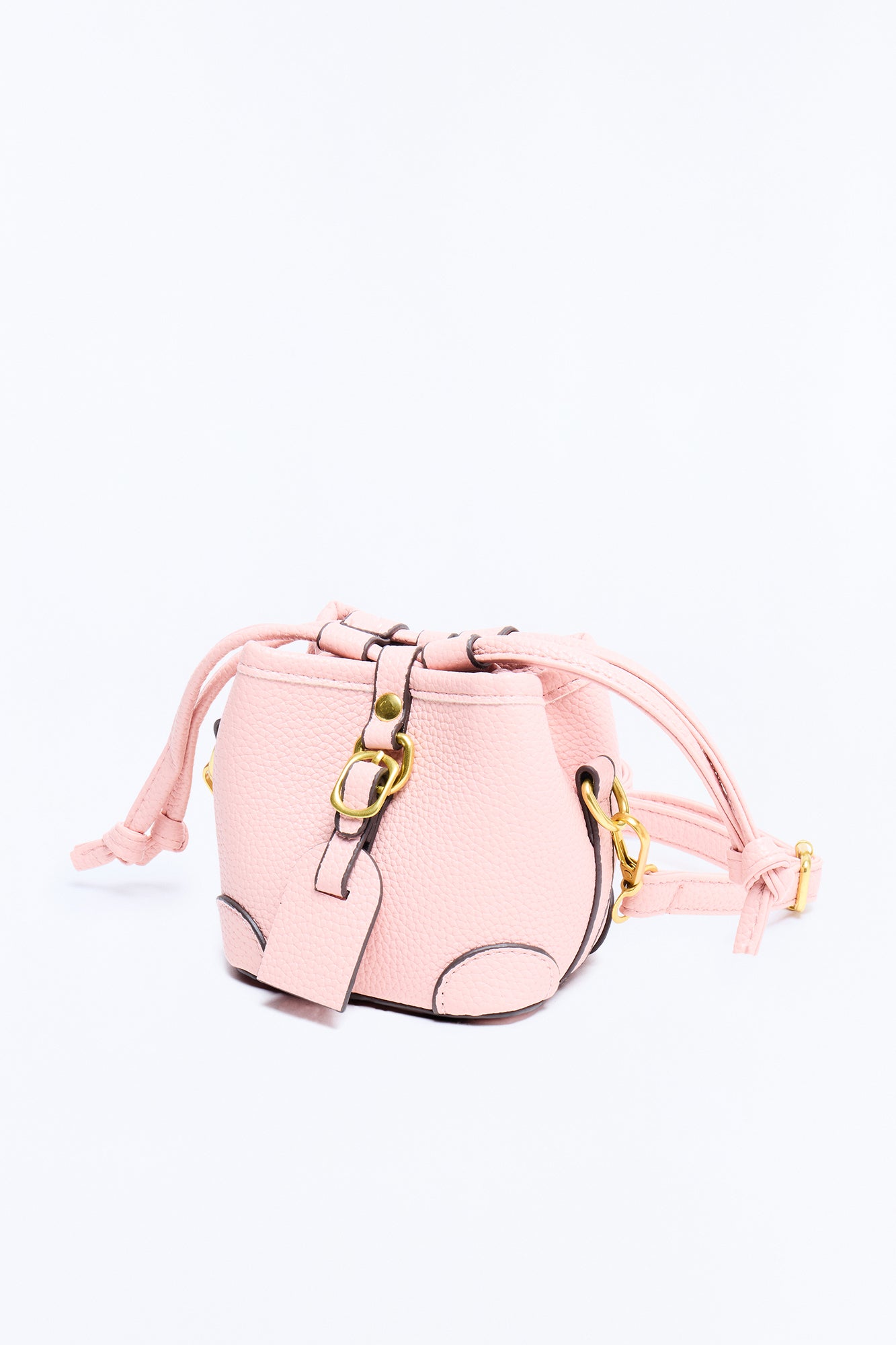 Carry On Mini Faux Leather Crossbody Handbag - Pink