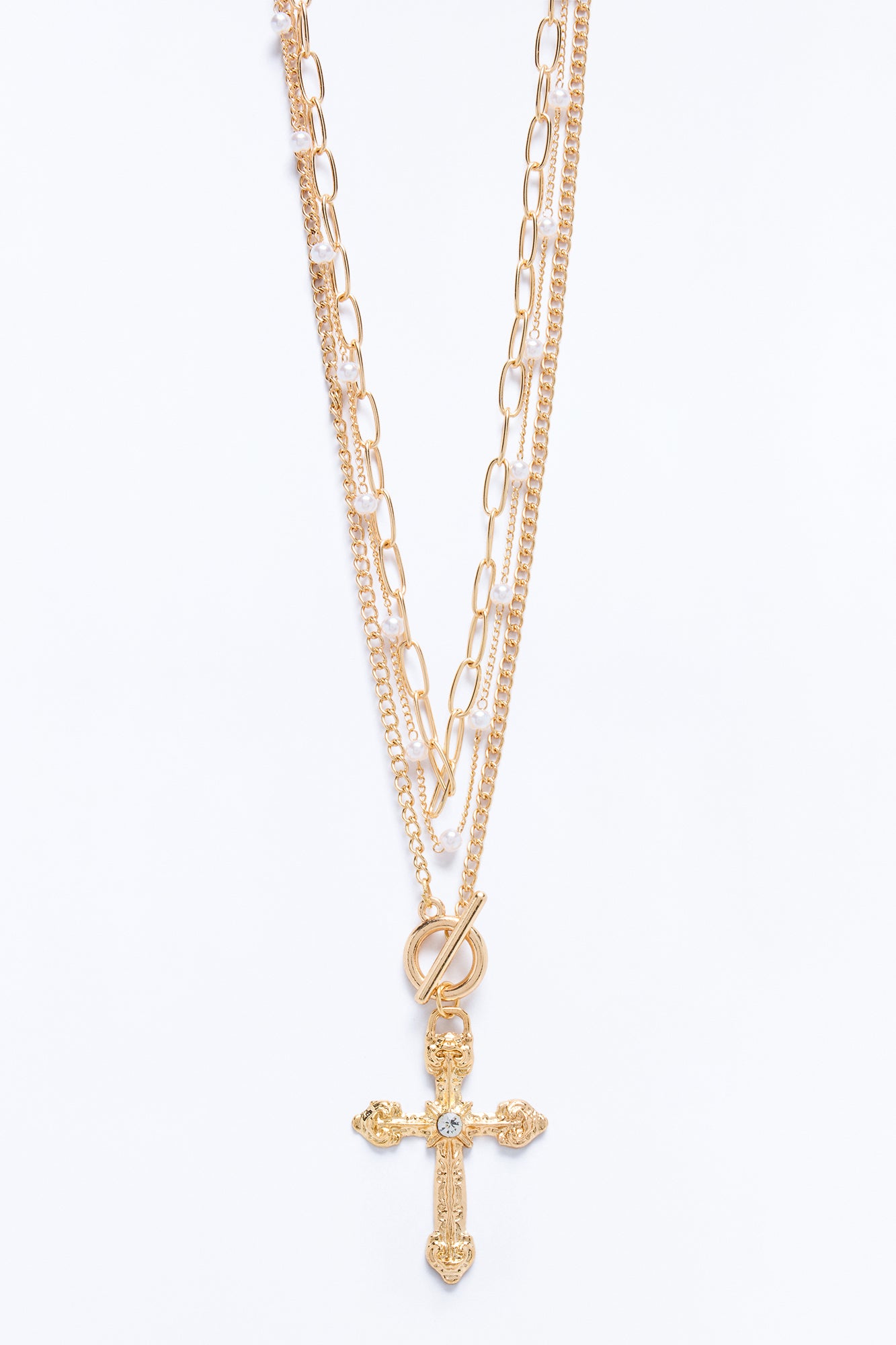 Always Right Layered Necklace - Gold