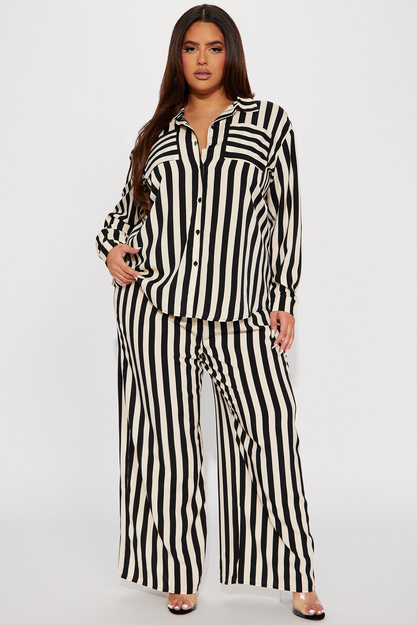 Looking For Me Pant Set - Black/combo
