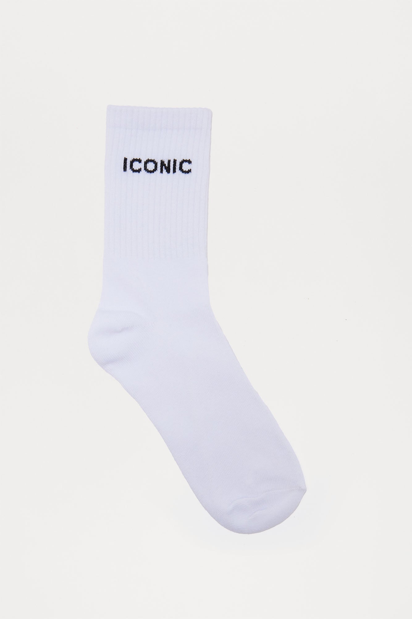 Mini Iconic Socks - White/Black
