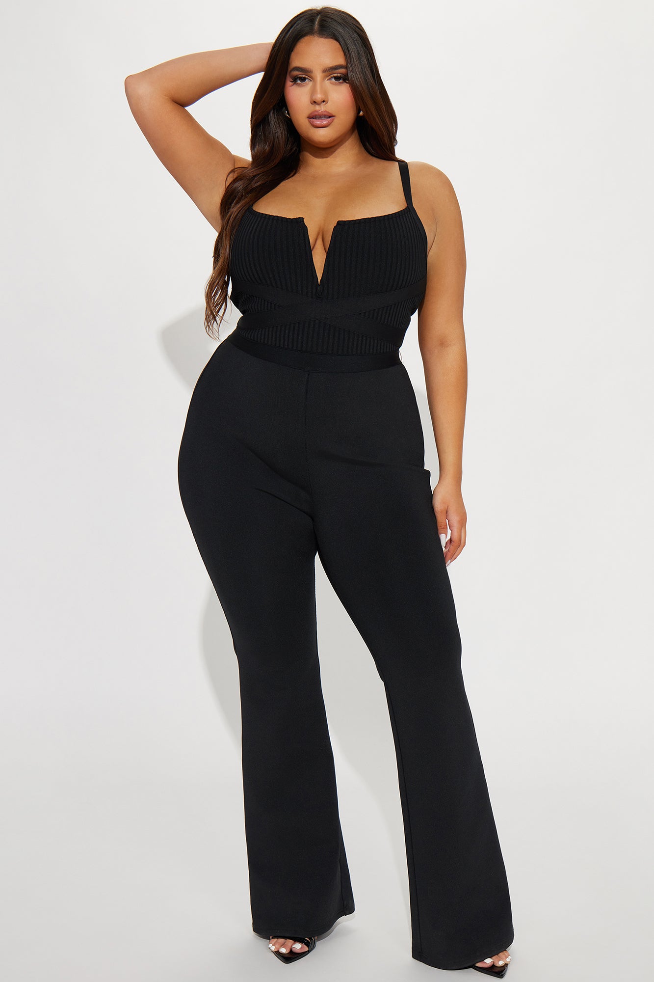 Misty Bandage Jumpsuit - Black