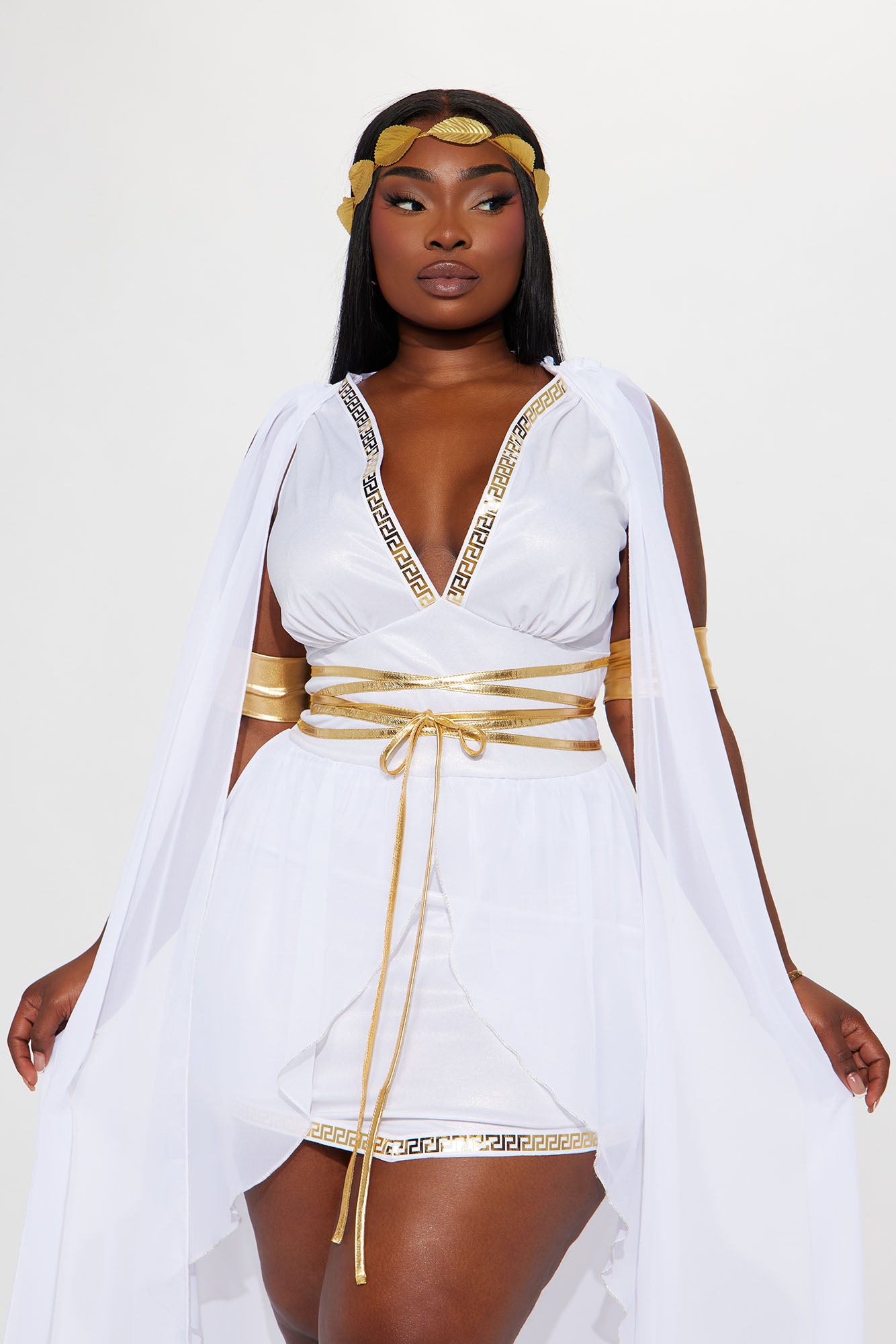 Goddess Of Love 3 Piece Costume Set - White