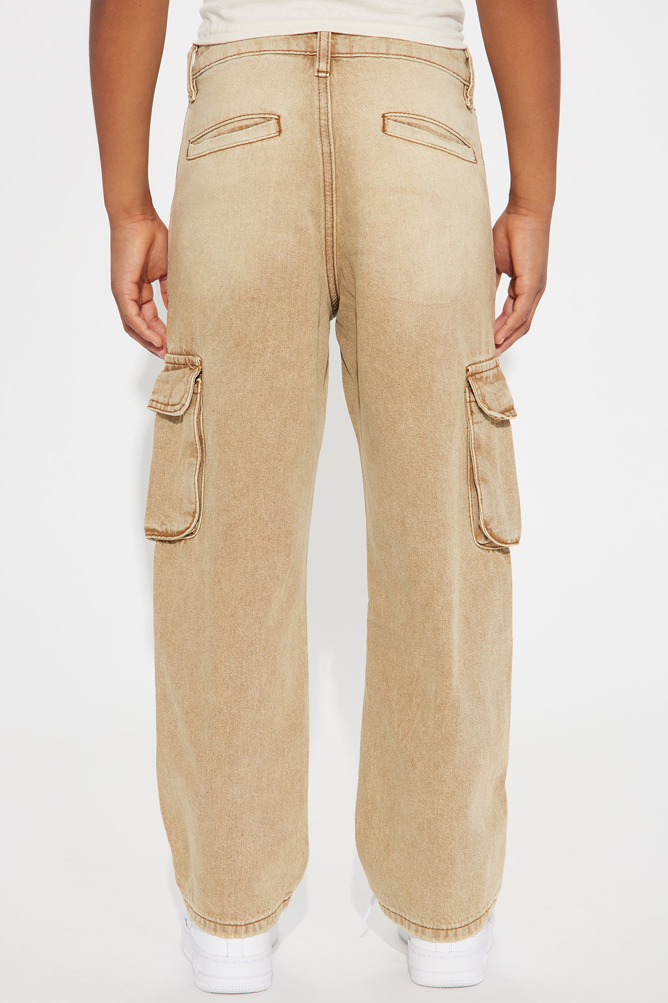 Mini Can't Catch My Drive Cargo Jean - Tan
