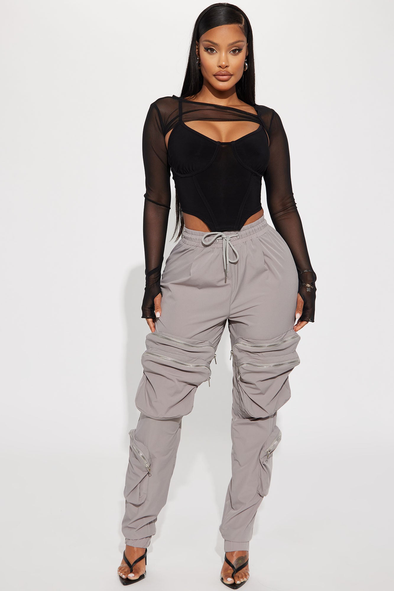 Molly Mesh Top - Black