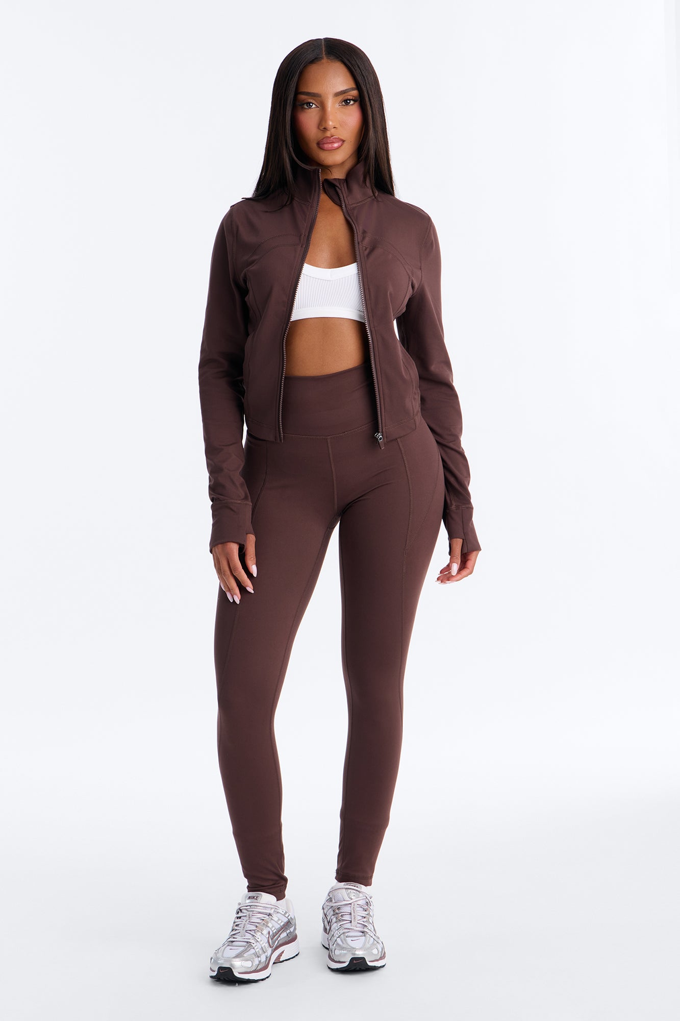 Myla Lounge Tricot Leggings - Chocolate