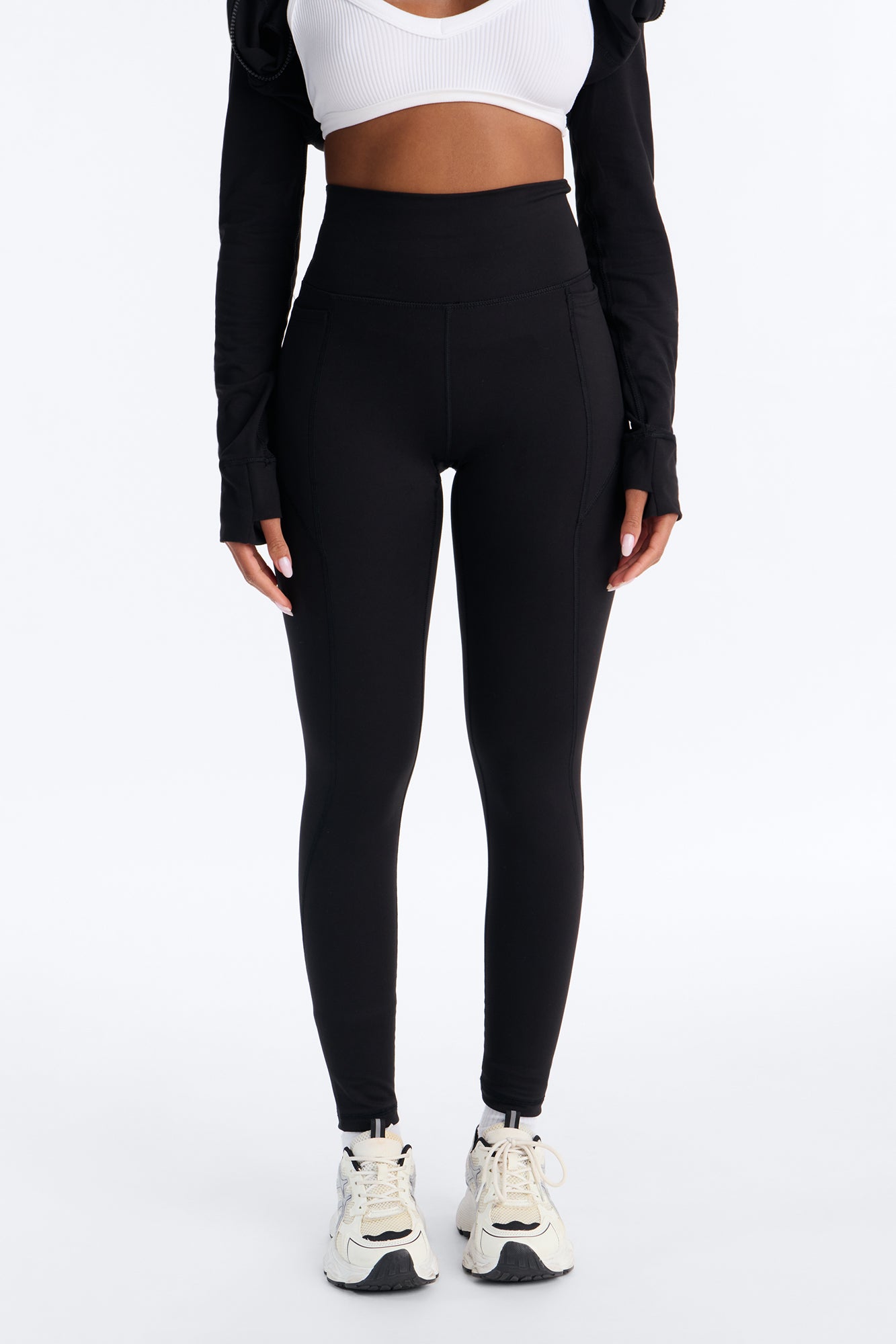 Myla Lounge Tricot Leggings - Black