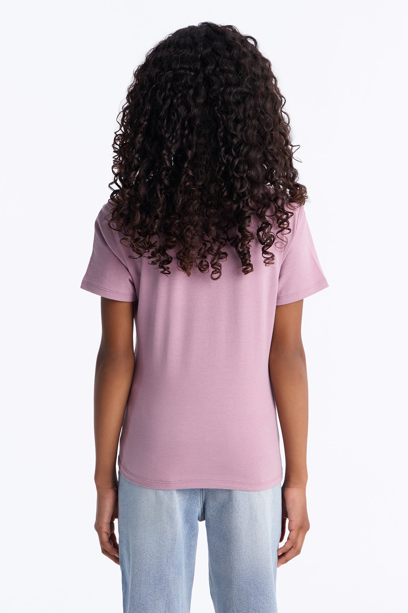 Mini My Everyday Crew Neck Tee - Lavender