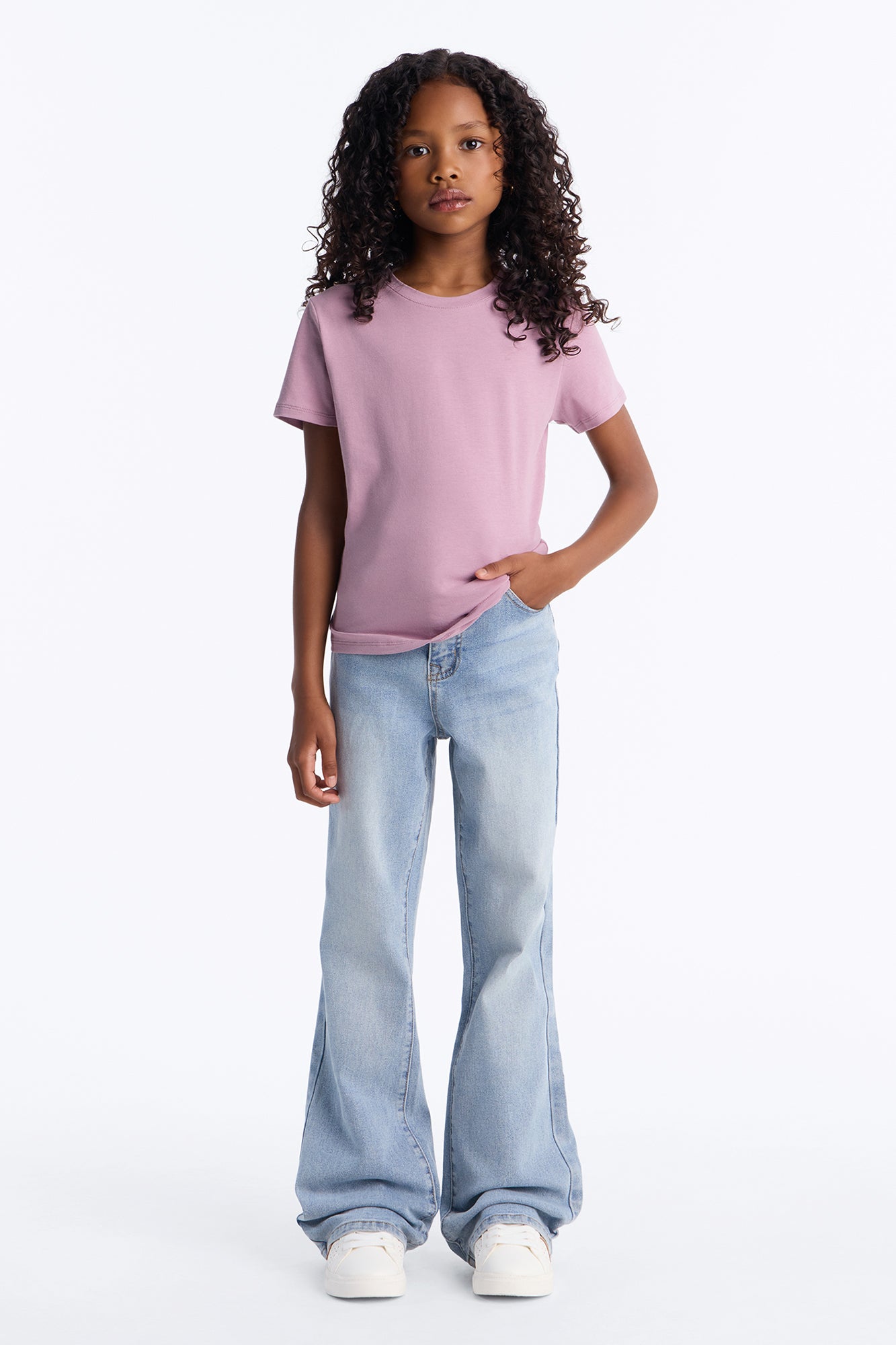 Mini San Diego Sculpting Stretch Flare Jeans - Light Wash