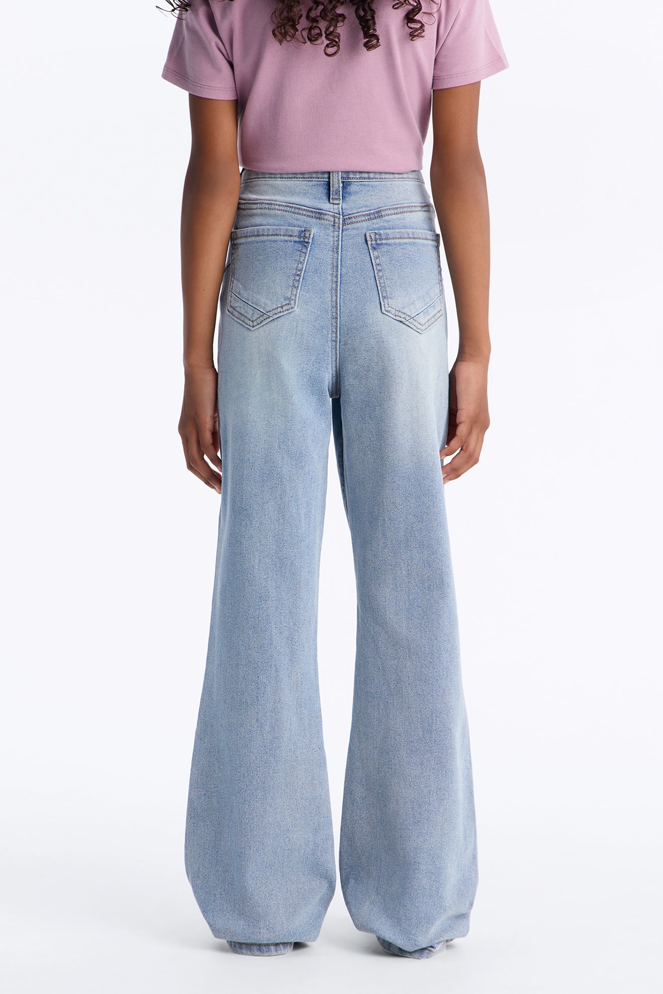 Mini San Diego Sculpting Stretch Flare Jeans - Light Wash