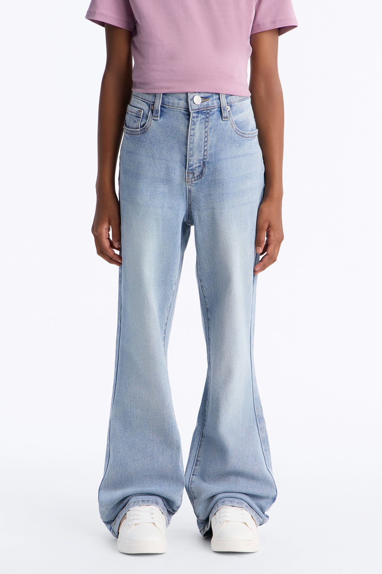 Mini San Diego Sculpting Stretch Flare Jeans - Light Wash