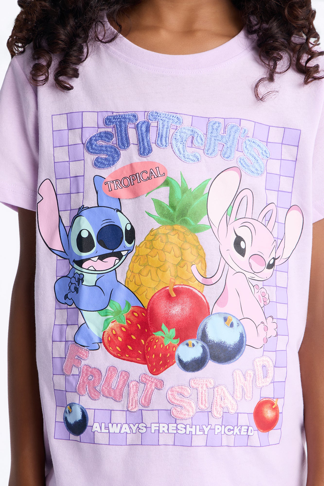 Mini Stitch's Smoothies Skort Set - Lavender