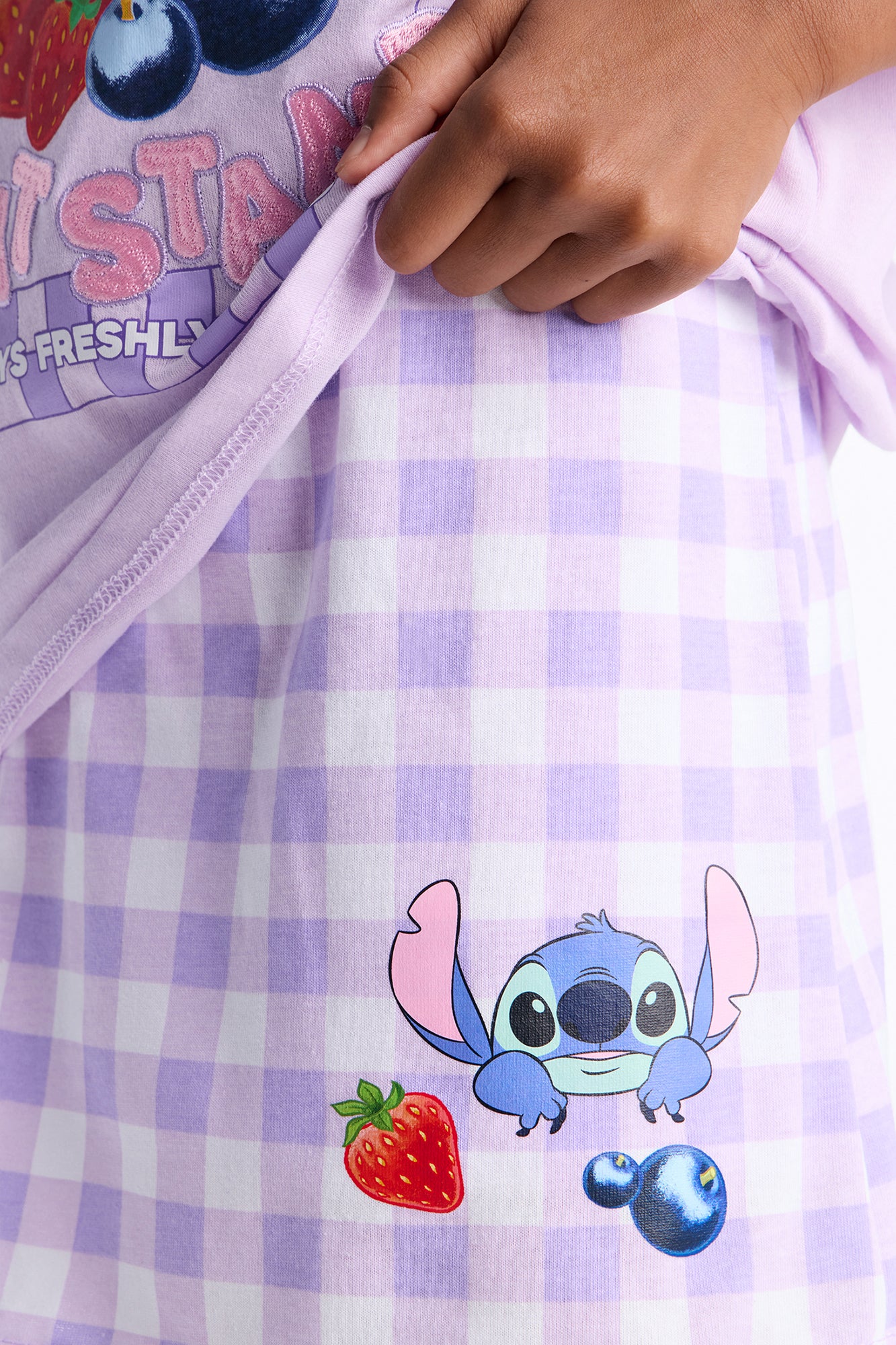 Mini Stitch's Smoothies Skort Set - Lavender