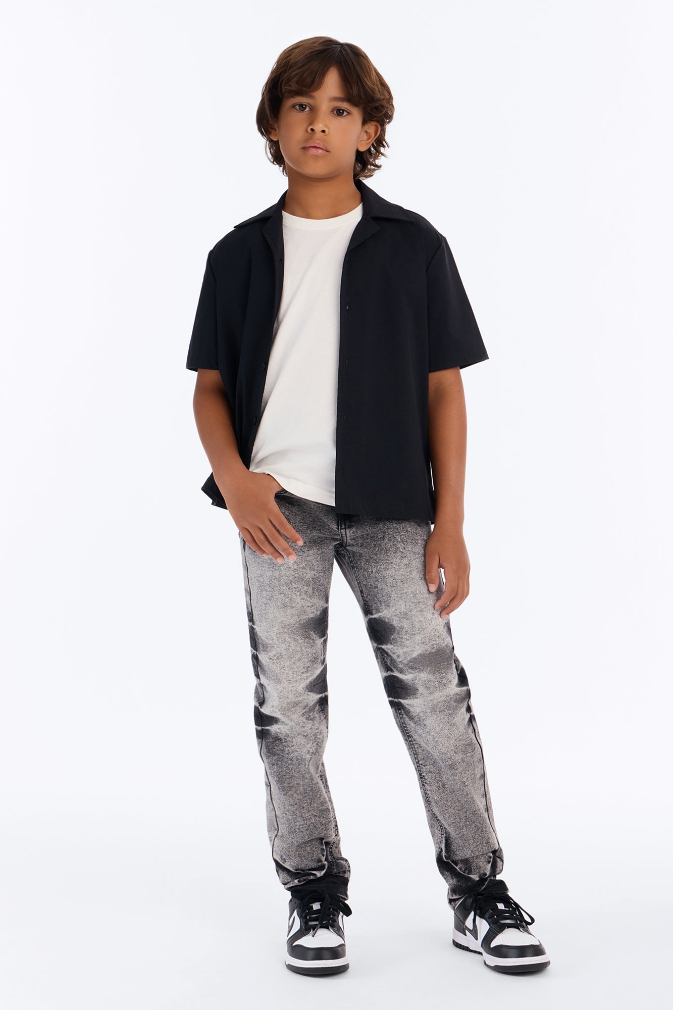 Mini Part Of The Plan Skinny Jeans - Grey