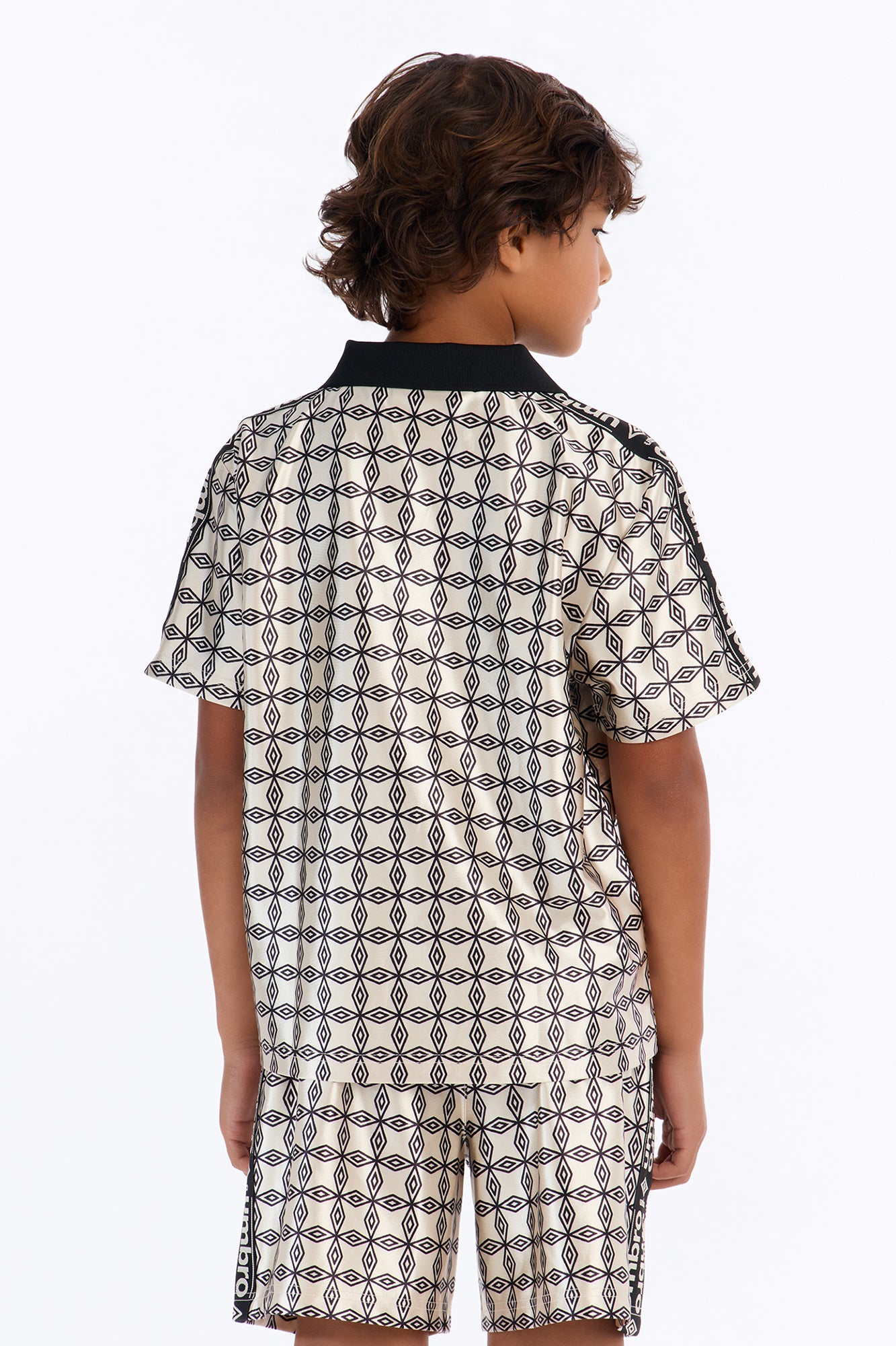 Mini Umbro Side Tape Soccer Jersey - Beige