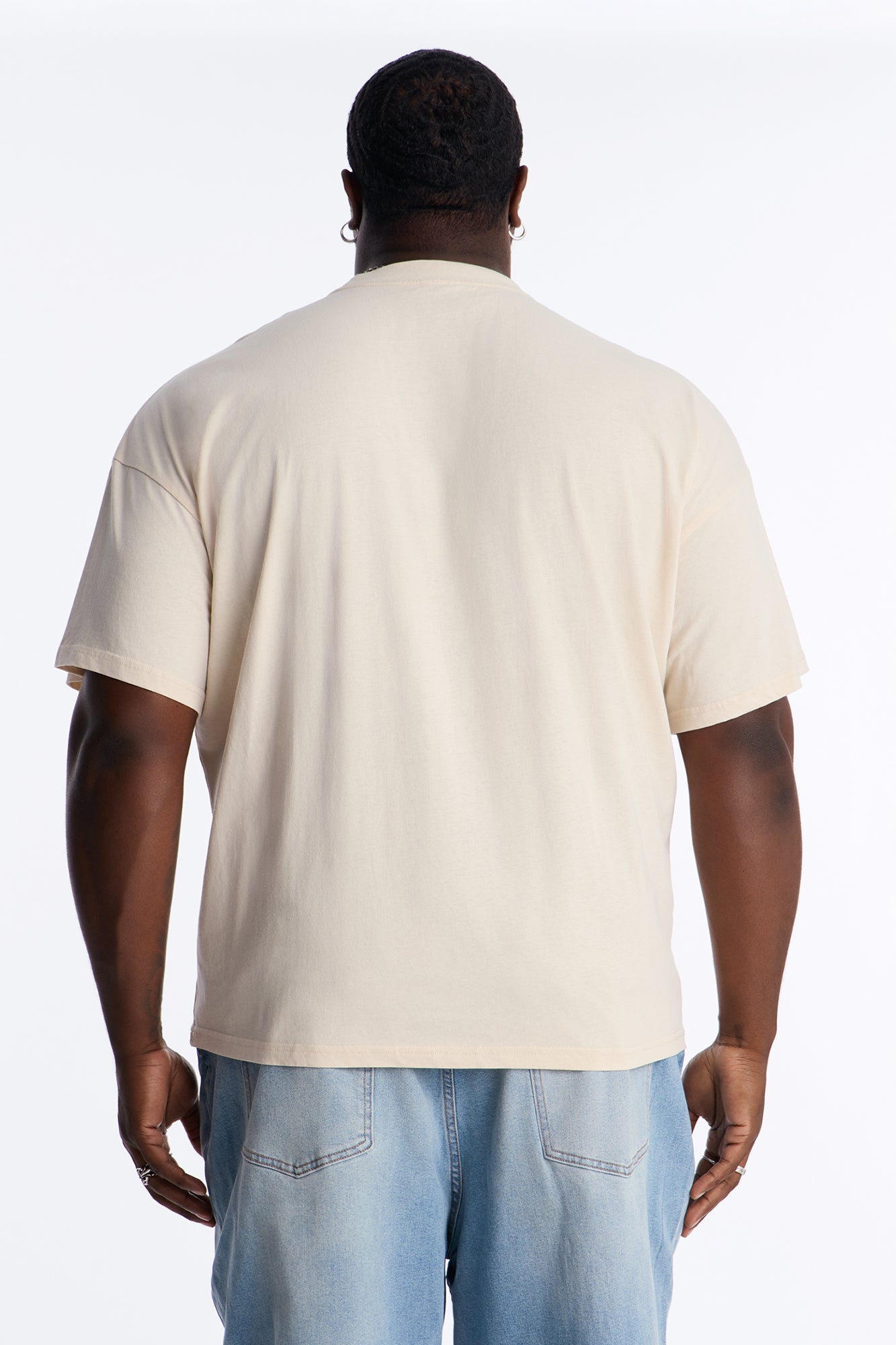 5 Star Boxy Short Sleeve Tee - Off White