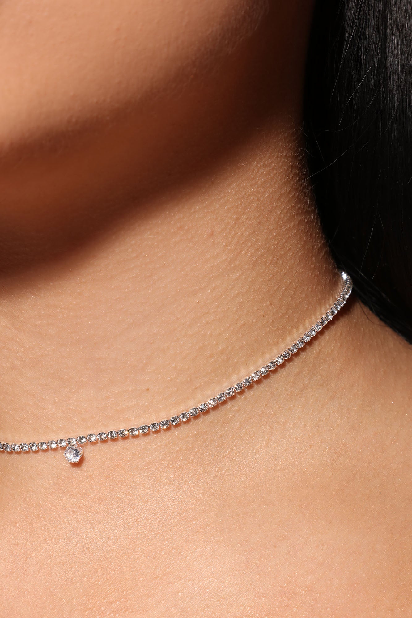 Evening Date Necklace - Silver
