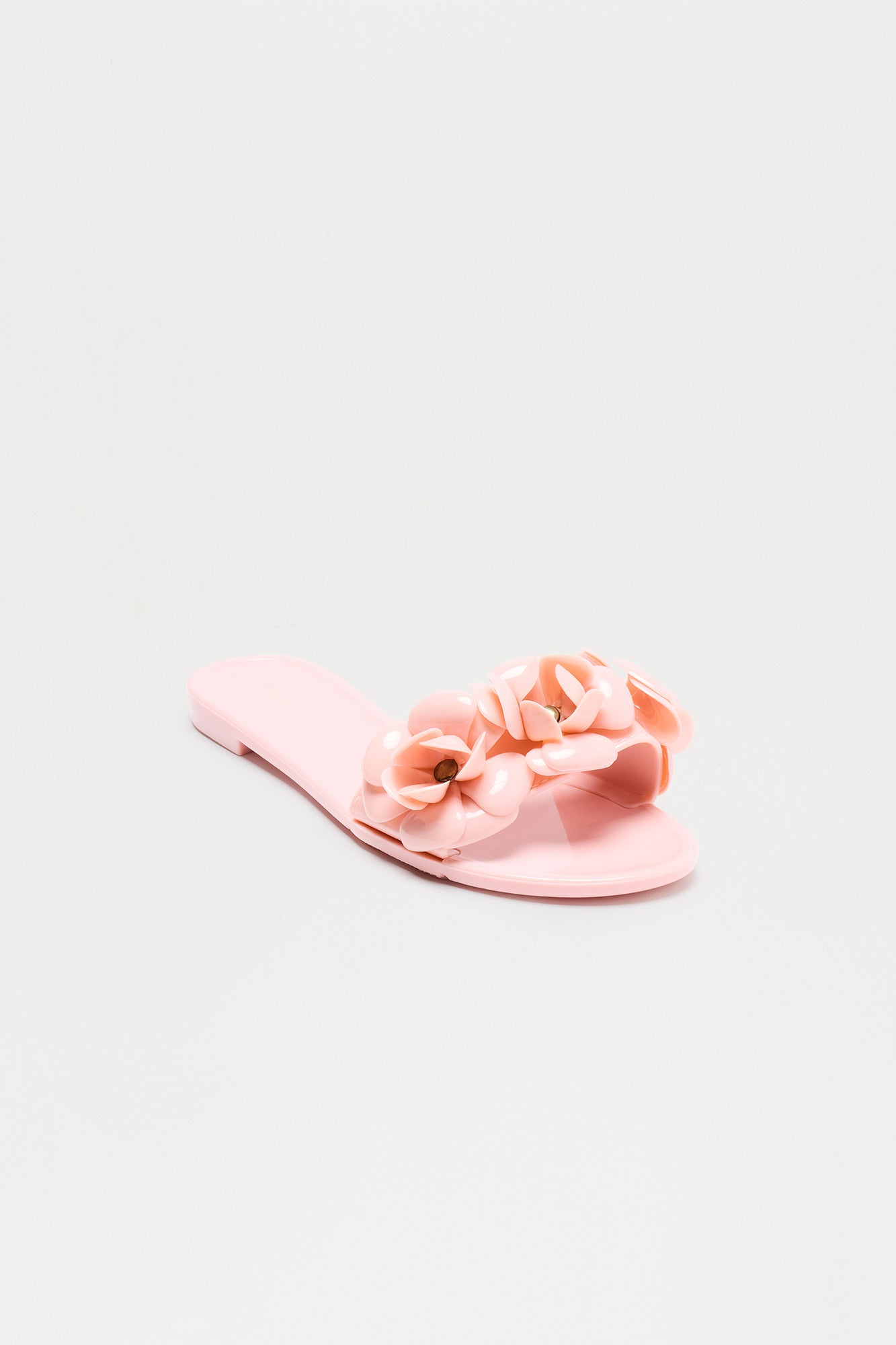 Bryna Flower Slip On Sandals - Pink
