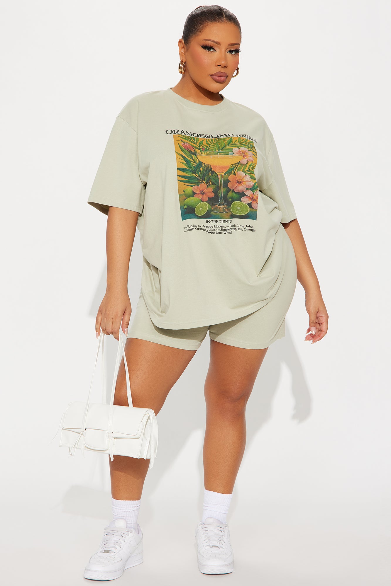 Martini Mood Short Set - Sage