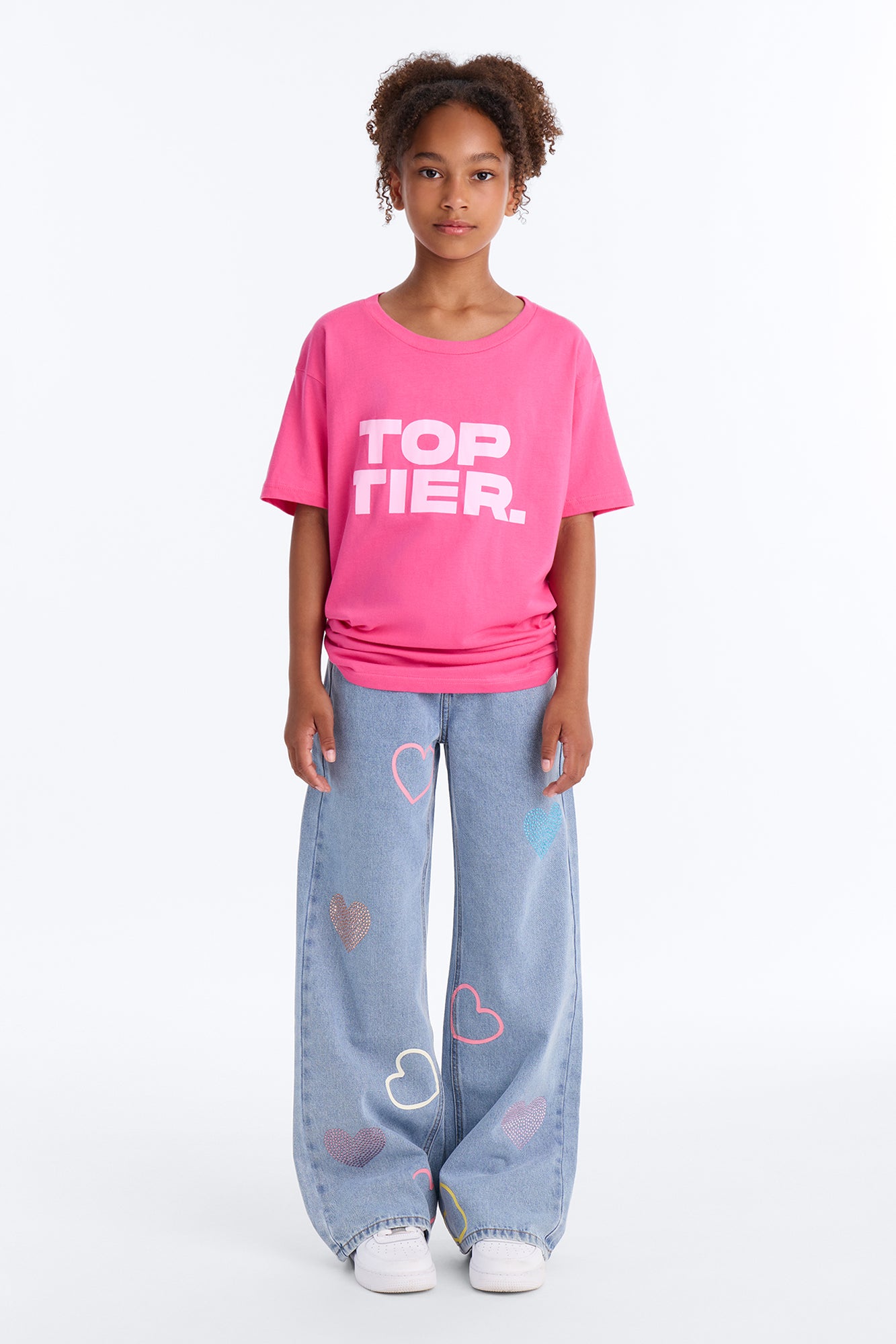 Mini Top Tier Short Sleeve Tee - Fuchsia